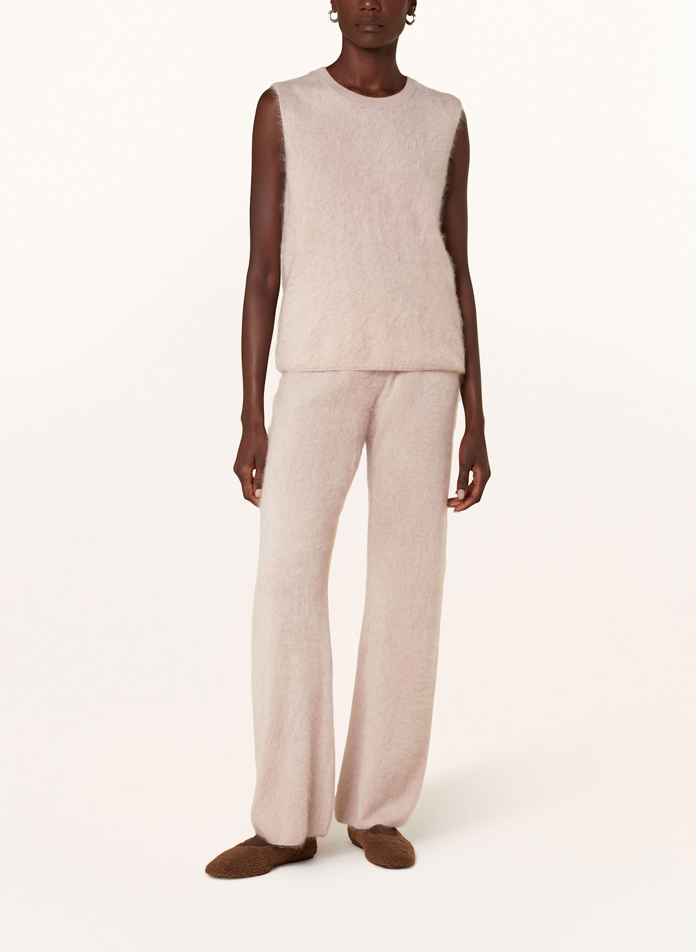 SMINFINITY Strickhose aus Cashmere: TAUPE