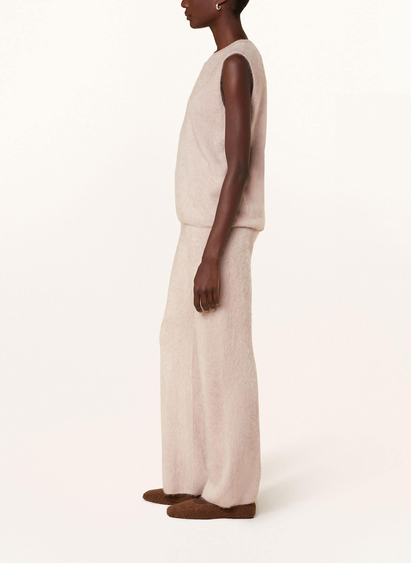 SMINFINITY Strickhose aus Cashmere: TAUPE