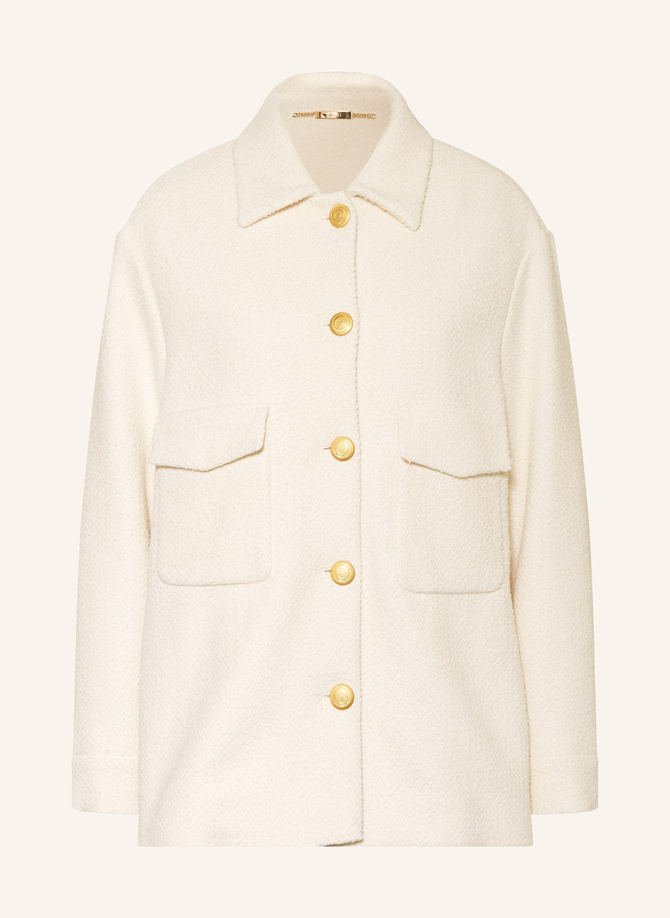 NVSCO Surveste GIULIA en bouclé: ÉCRU