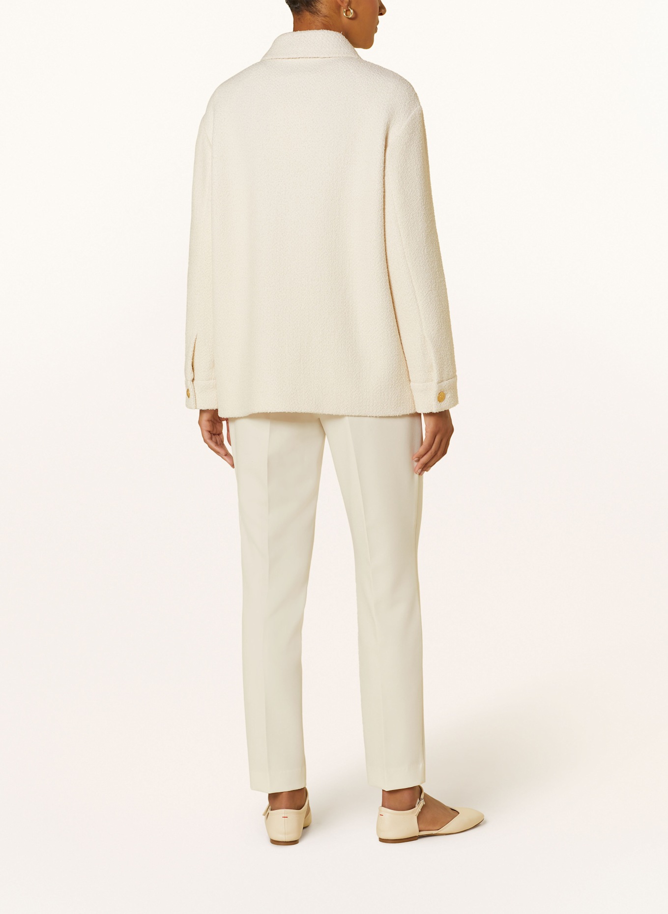 NVSCO Surveste GIULIA en bouclé: ÉCRU