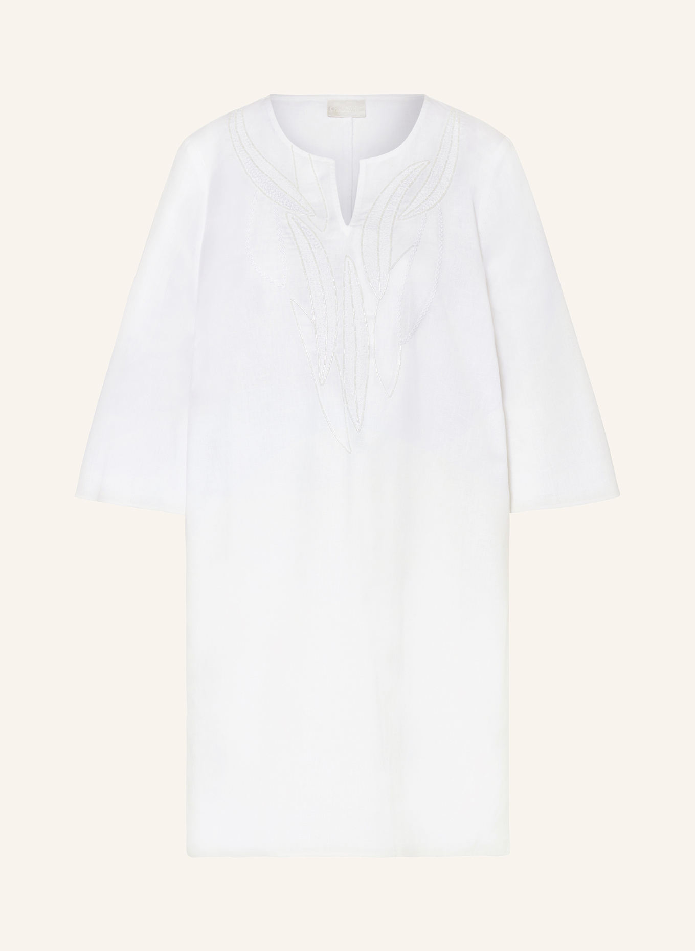 Charmline Tunic GENUINE TOUCH with 3/4 sleeves: WHITE