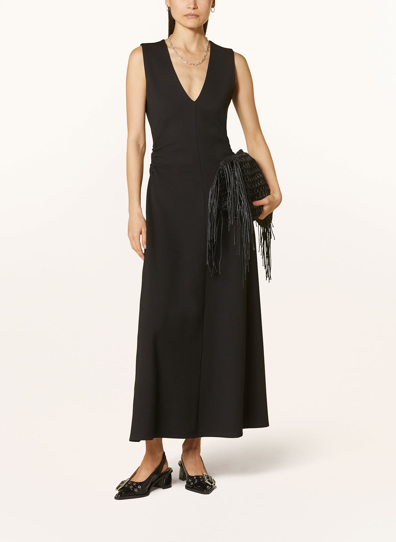 MRS & HUGS Maxi dress: BLACK