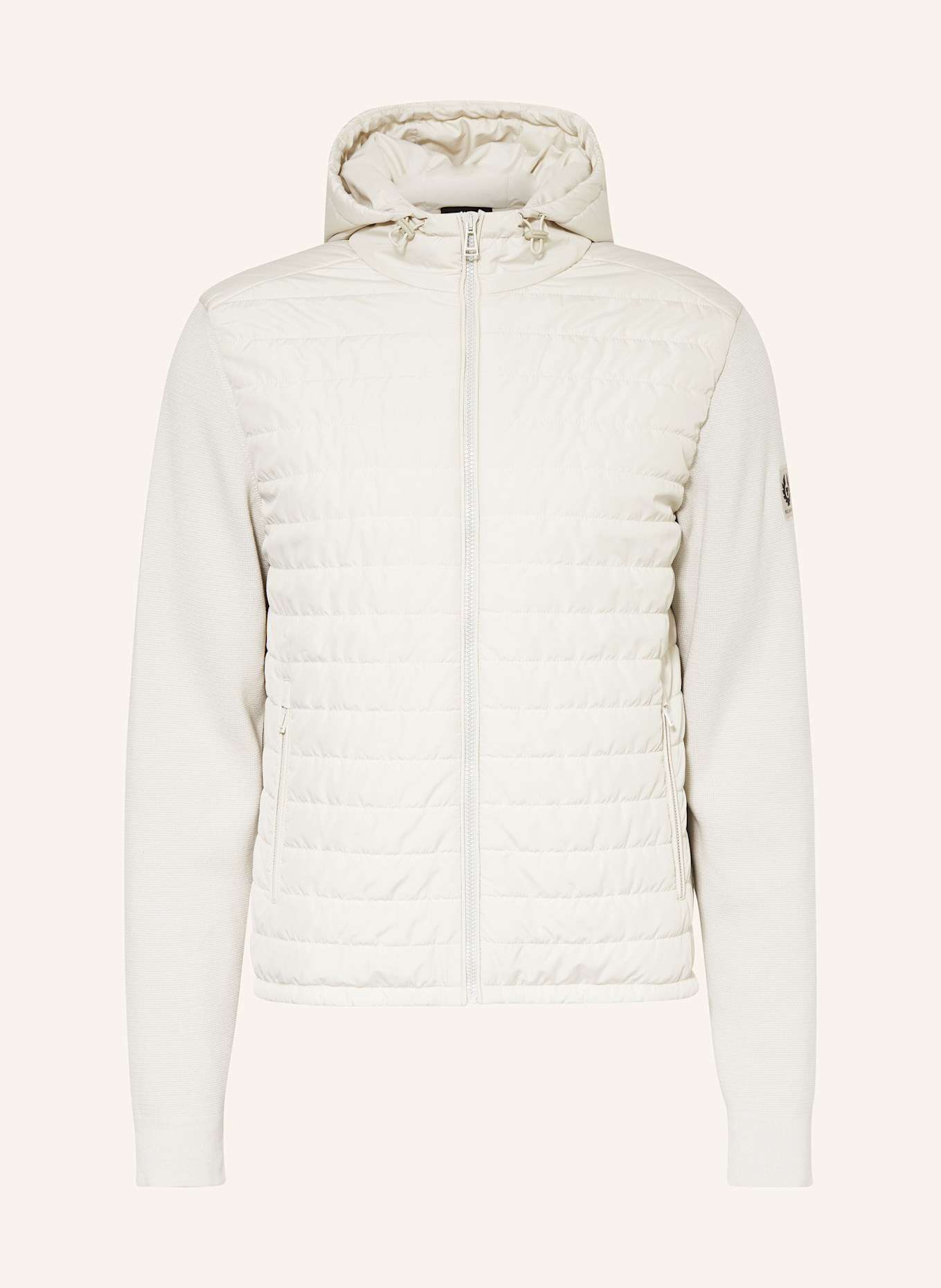 BELSTAFF Steppjacke VERT im Materialmix: CREME
