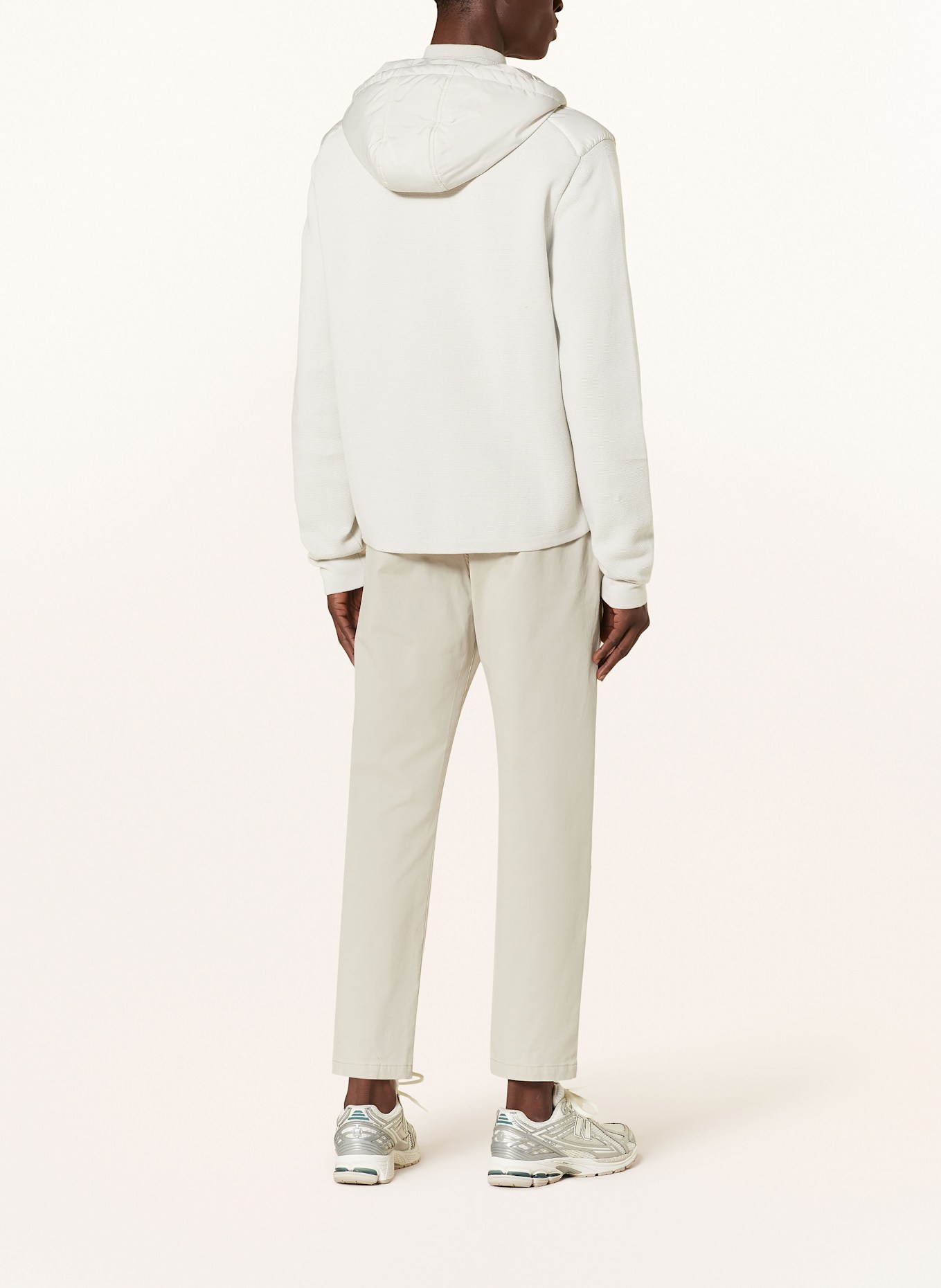 BELSTAFF Steppjacke VERT im Materialmix: CREME