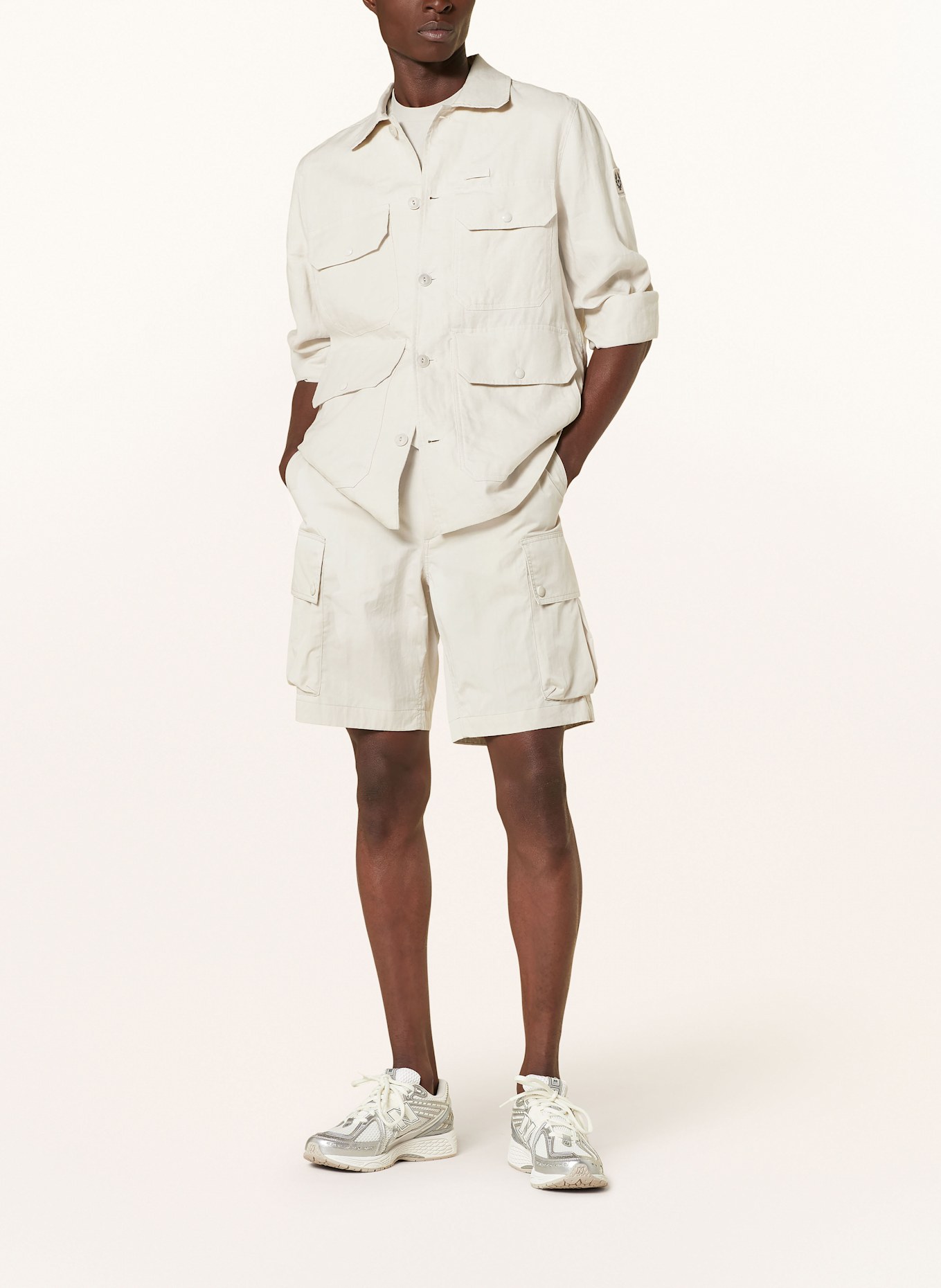 BELSTAFF Cargoshorts DROME: CREME