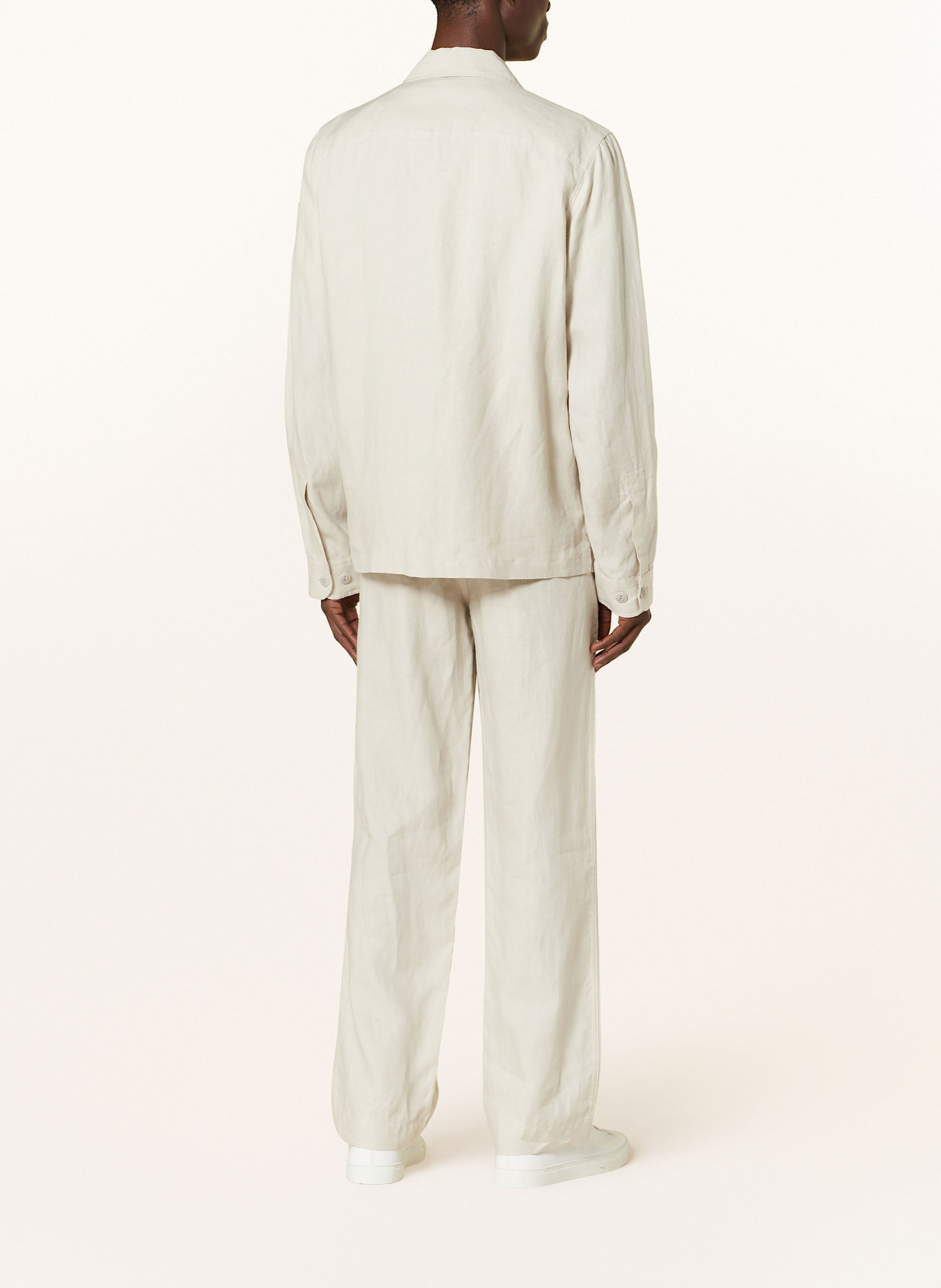 BELSTAFF Leinen-Overjacket, Farbe: CREME (Bild 3)