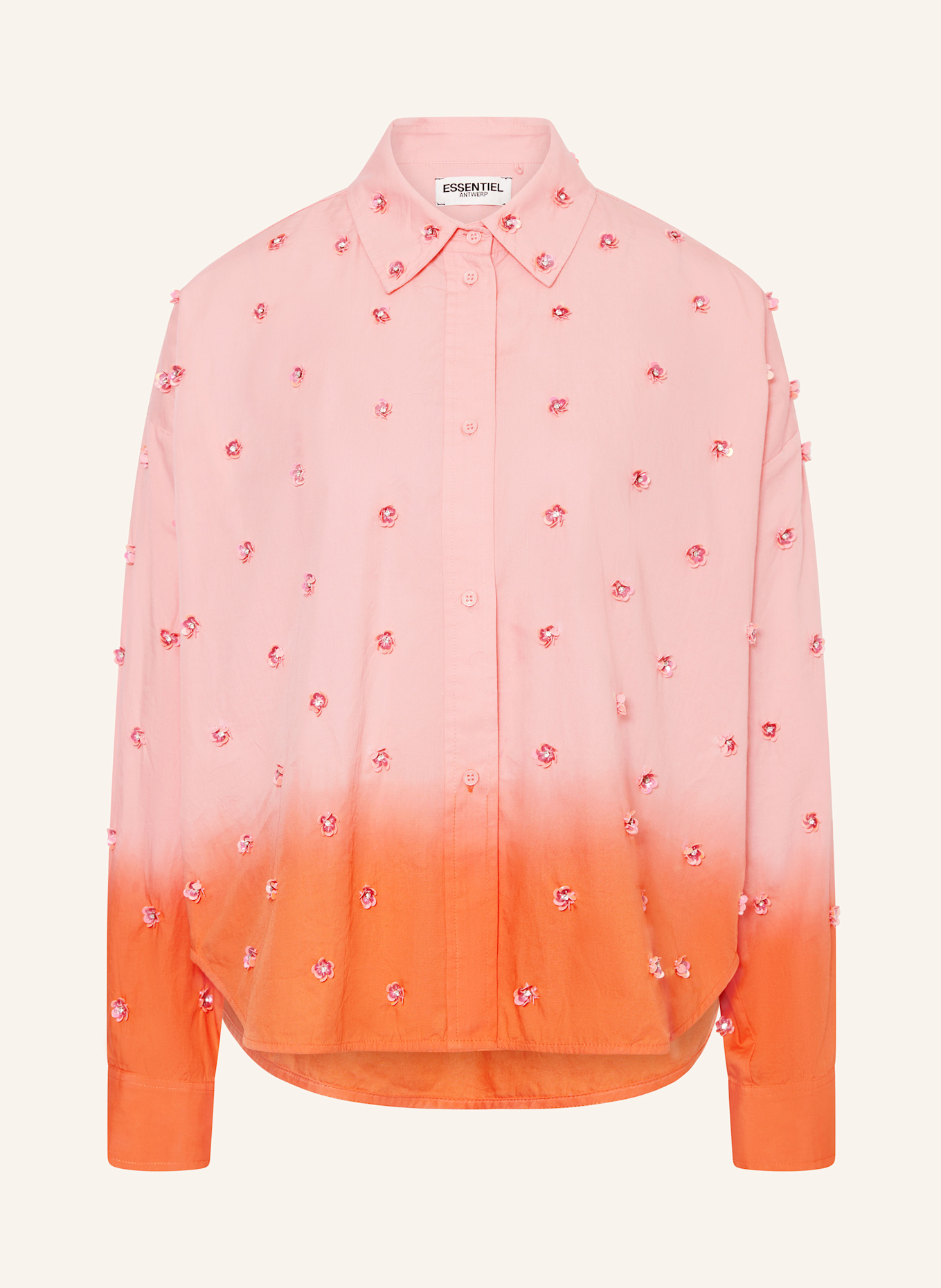 ESSENTIEL ANTWERP Hemdbluse HARKANSAS: ROSA / ORANGE