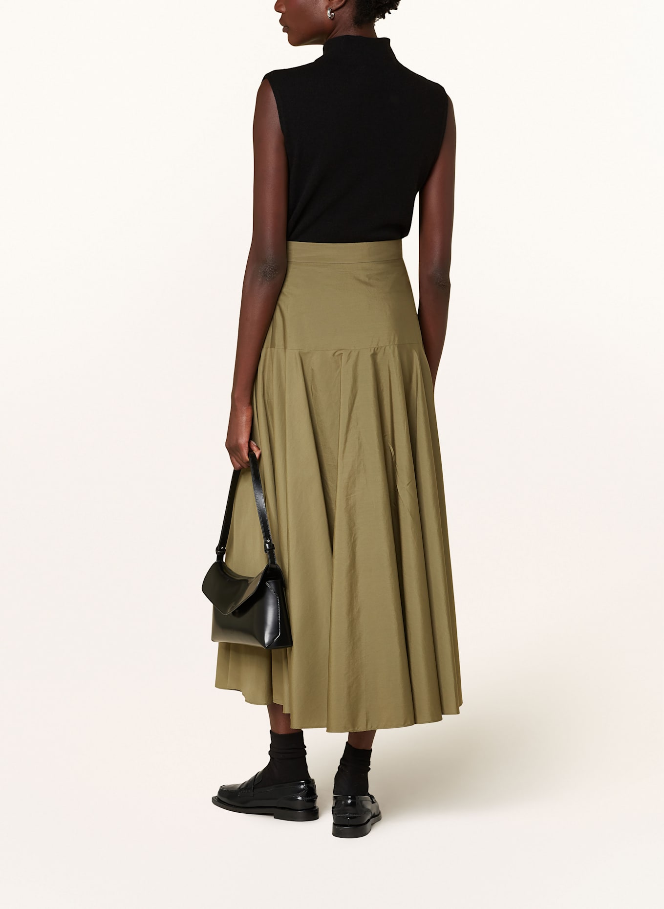 Max Mara◆OXIRIA◆[オクシーリア] コットン サークル スカート Cotton circle skirt, kaki | 