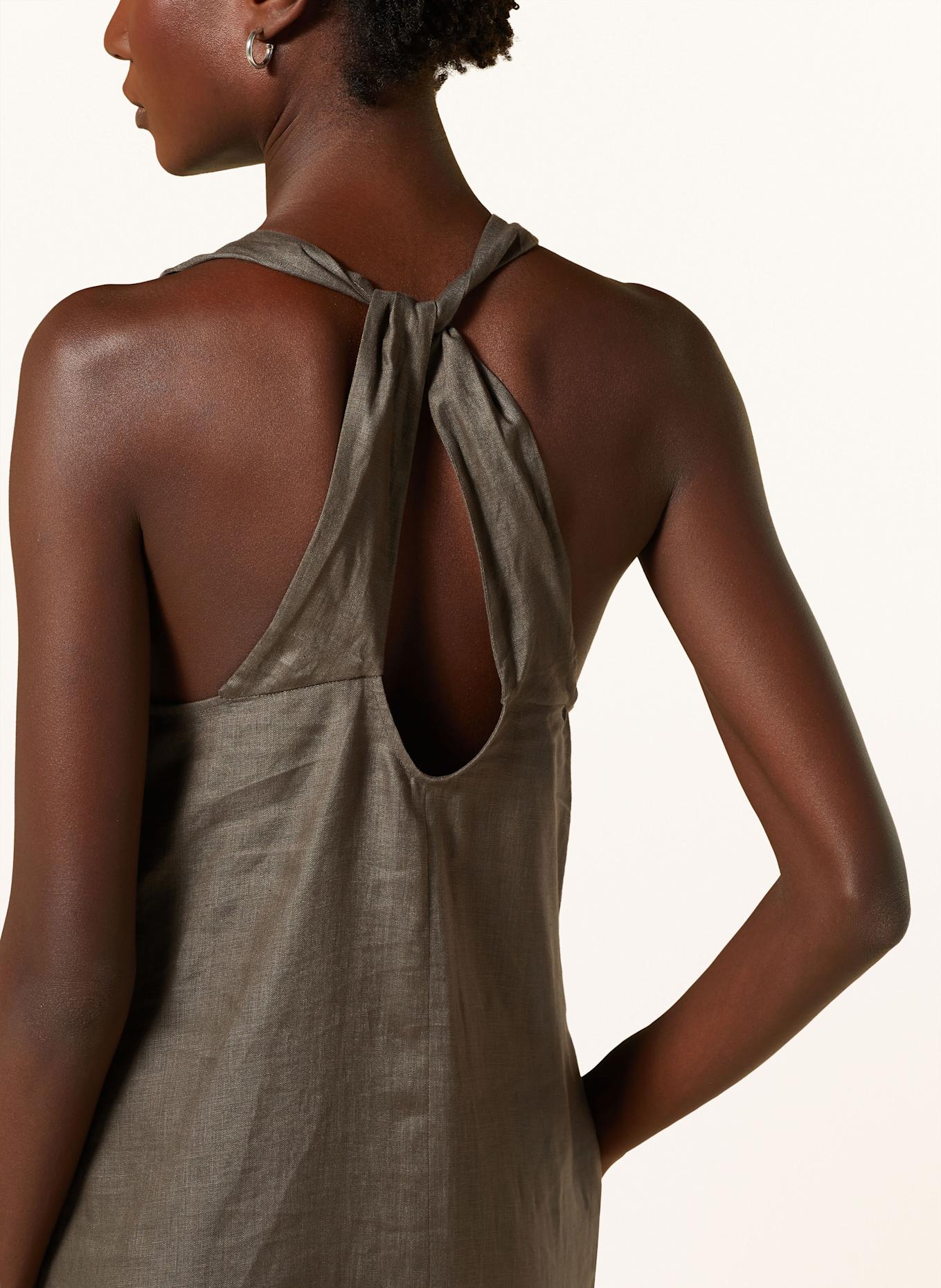 MM Leinenkleid DOUGLAS: DUNKELGRÜN