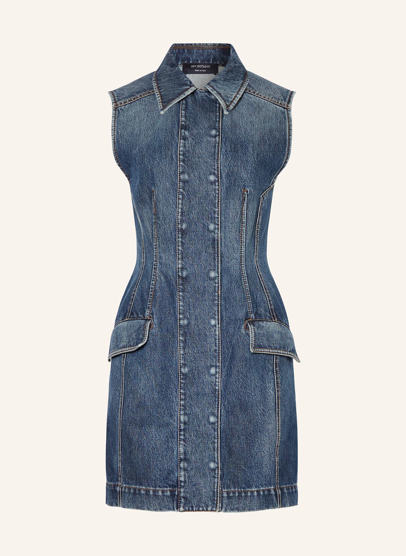 SPORTMAX Sukienka jeansowa CARABO: 005 NAVY