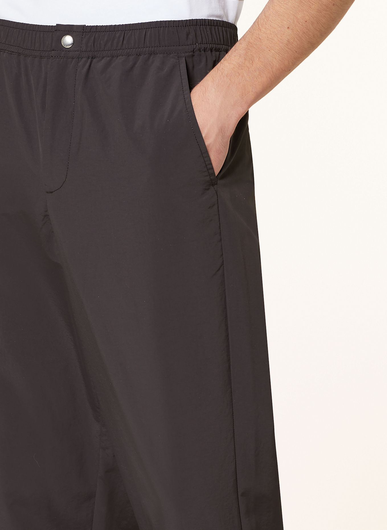 MAISON KITSUNÉ Spodnie dresowe z lampasami: CZARNY