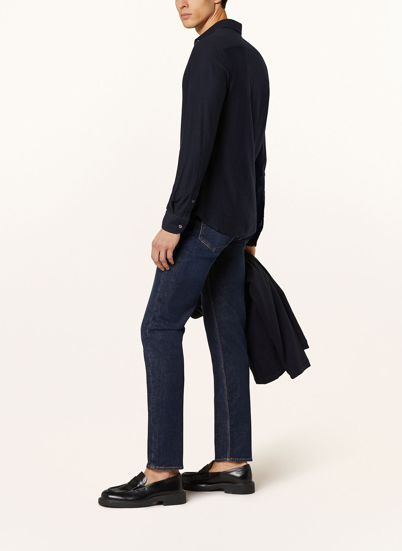 EMPORIO ARMANI Ea7 Emporio Armani racerback logo-strap top: Giorgio Armani cashmere jumper
