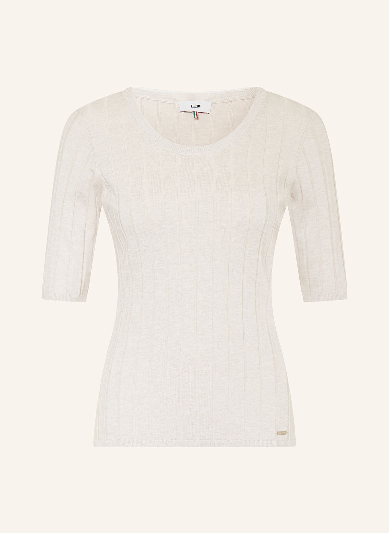 CINQUE Strickshirt CIGIULIA: CREME