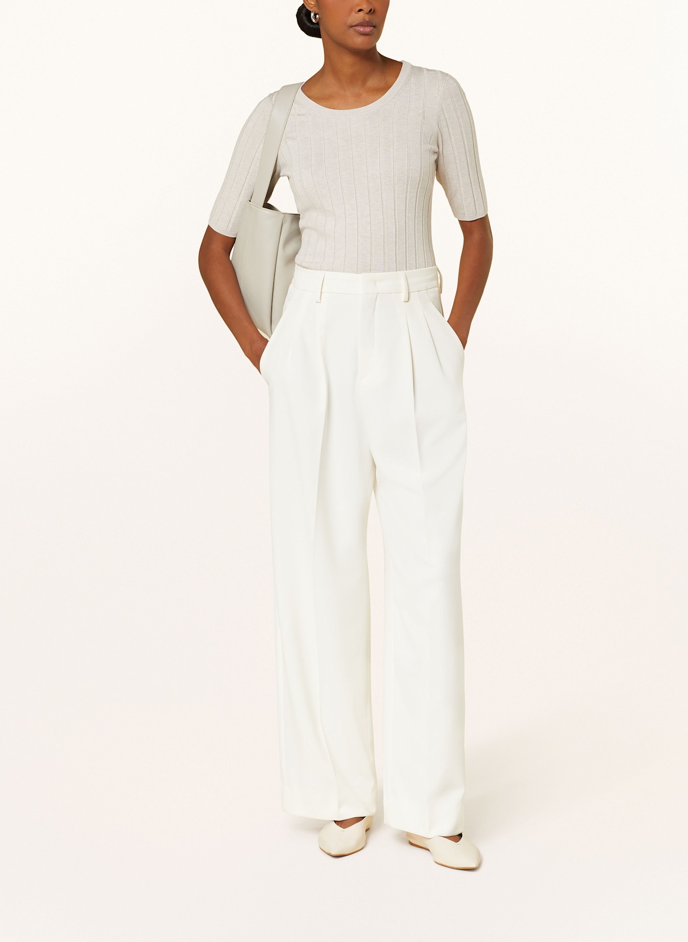 CINQUE Strickshirt CIGIULIA: CREME