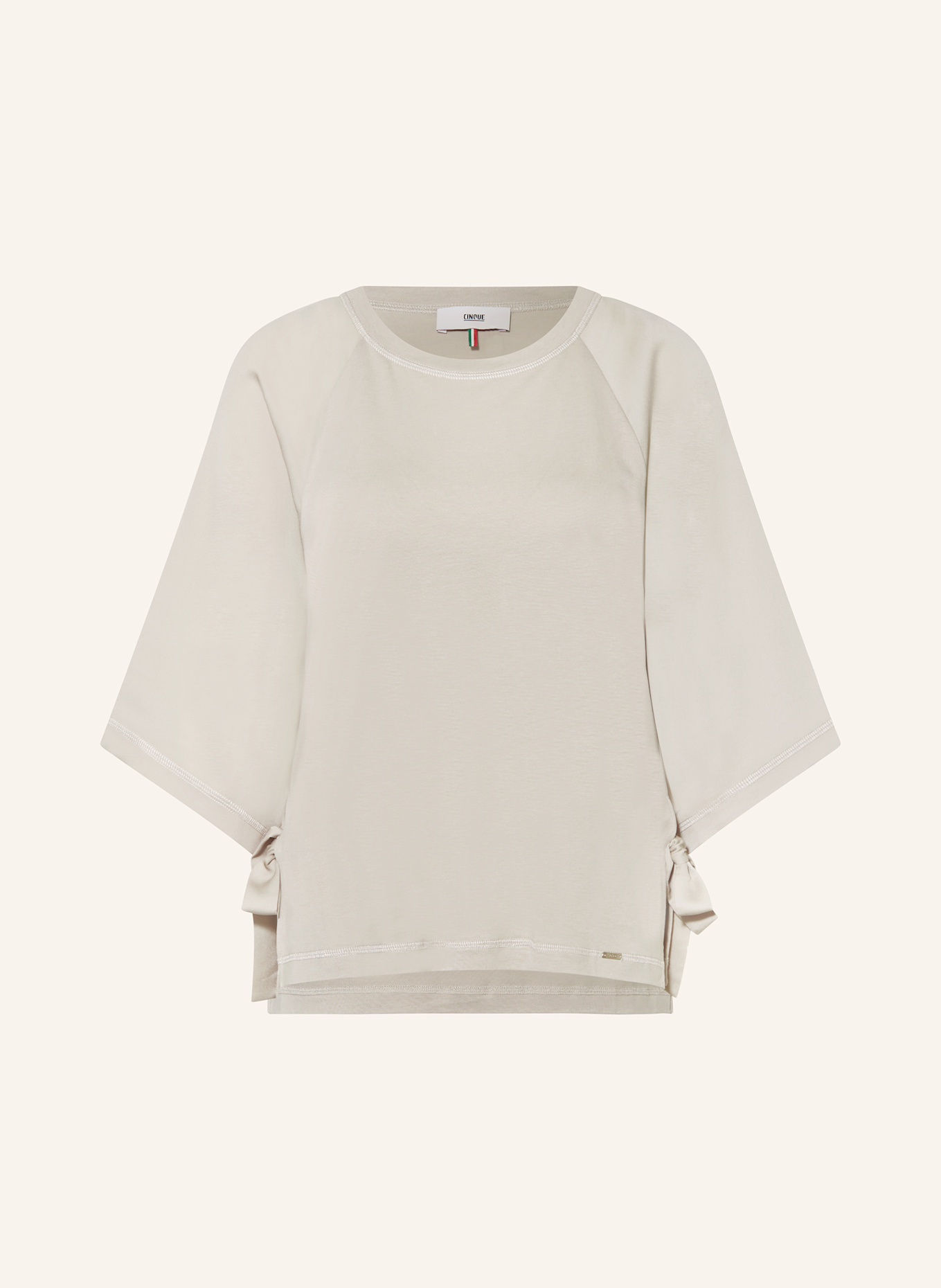 CINQUE Blusenshirt CIFINE im Materialmix: BEIGE