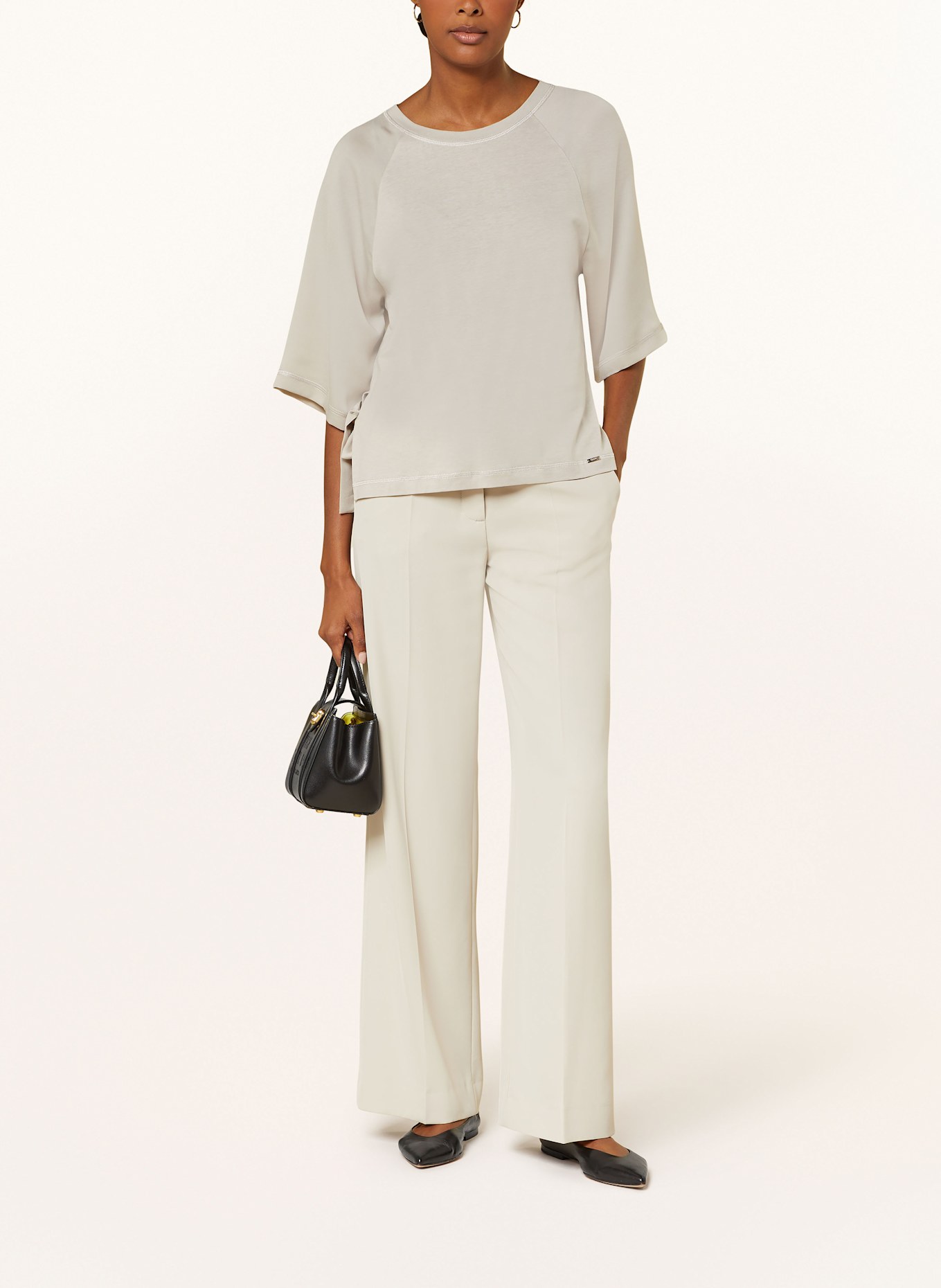 CINQUE Blusenshirt CIFINE im Materialmix: BEIGE