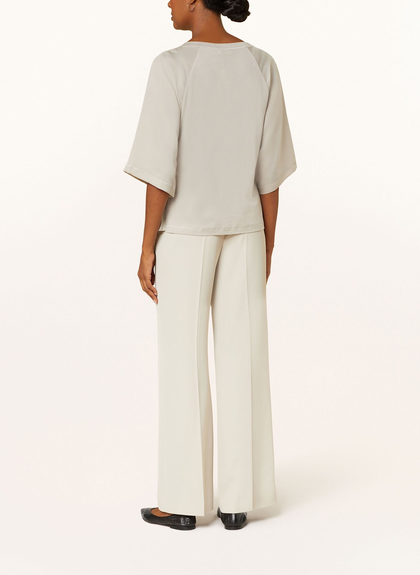 CINQUE Blusenshirt CIFINE im Materialmix: BEIGE