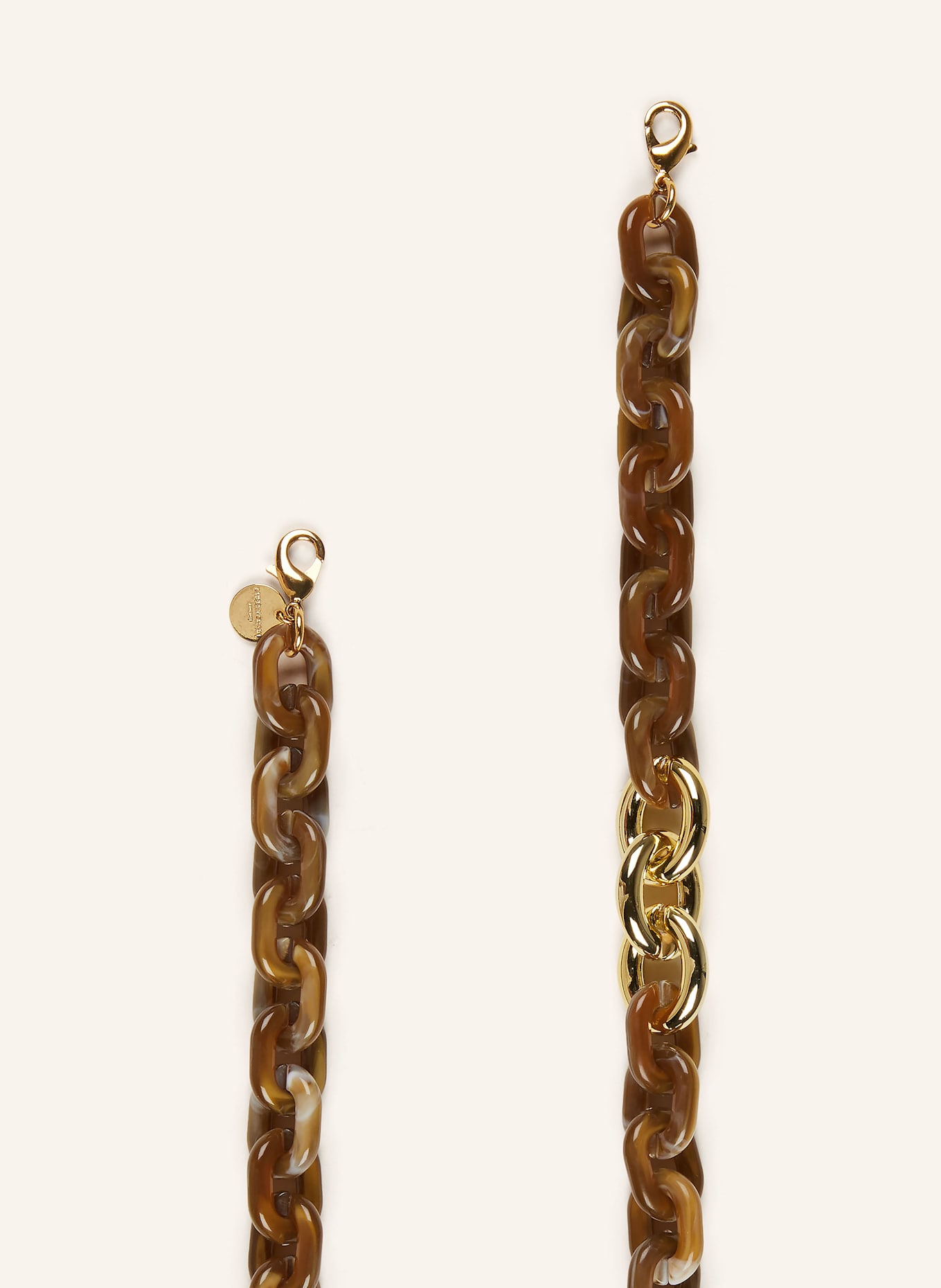 CHEEKY CHAIN MUNICH Umhängekette NOVA für Smartphone-Hülle: DUNKELBRAUN / GOLD