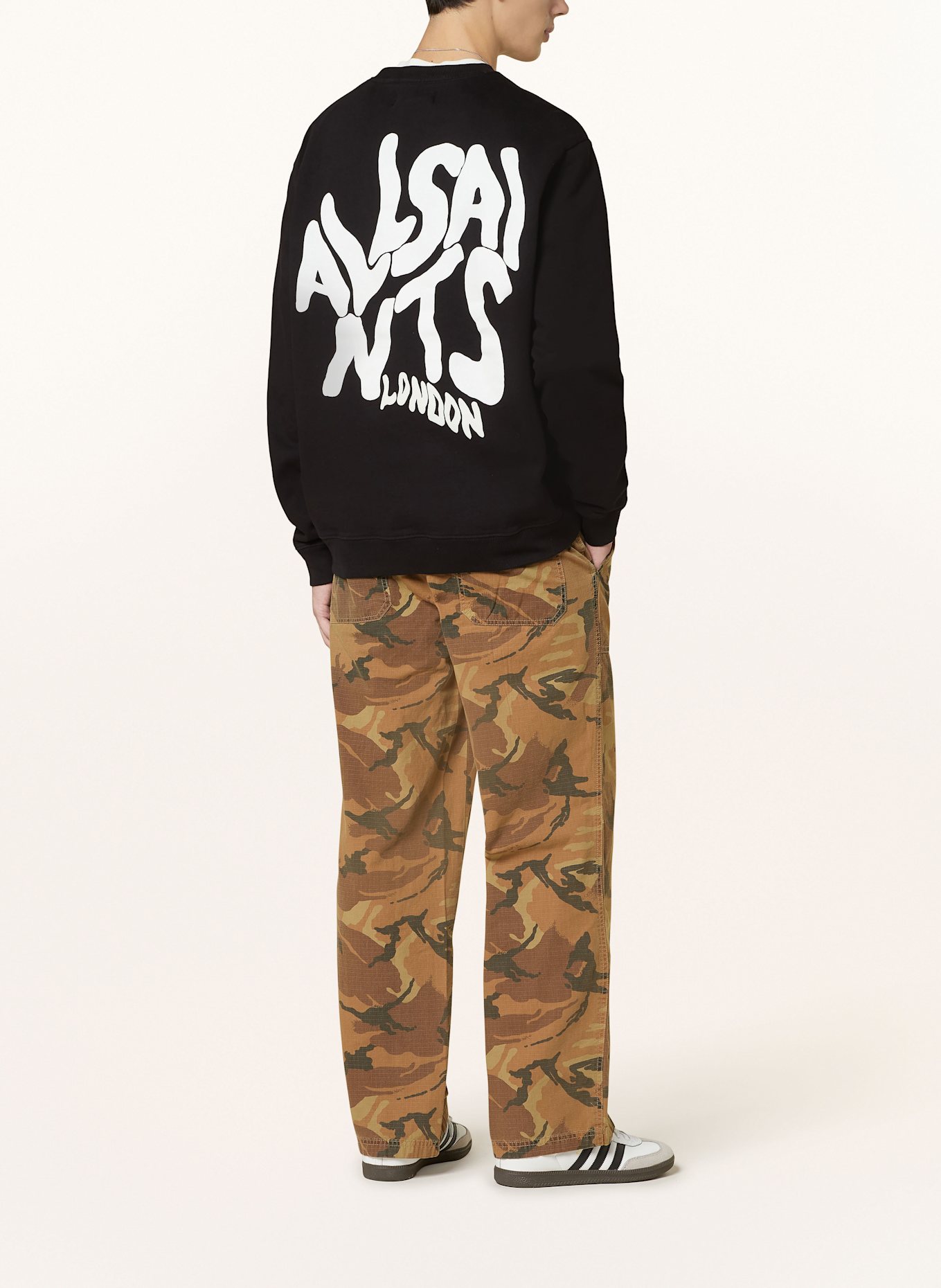 ALLSAINTS ORLANDO sweatshirt, Color: BLACK (Image 3)