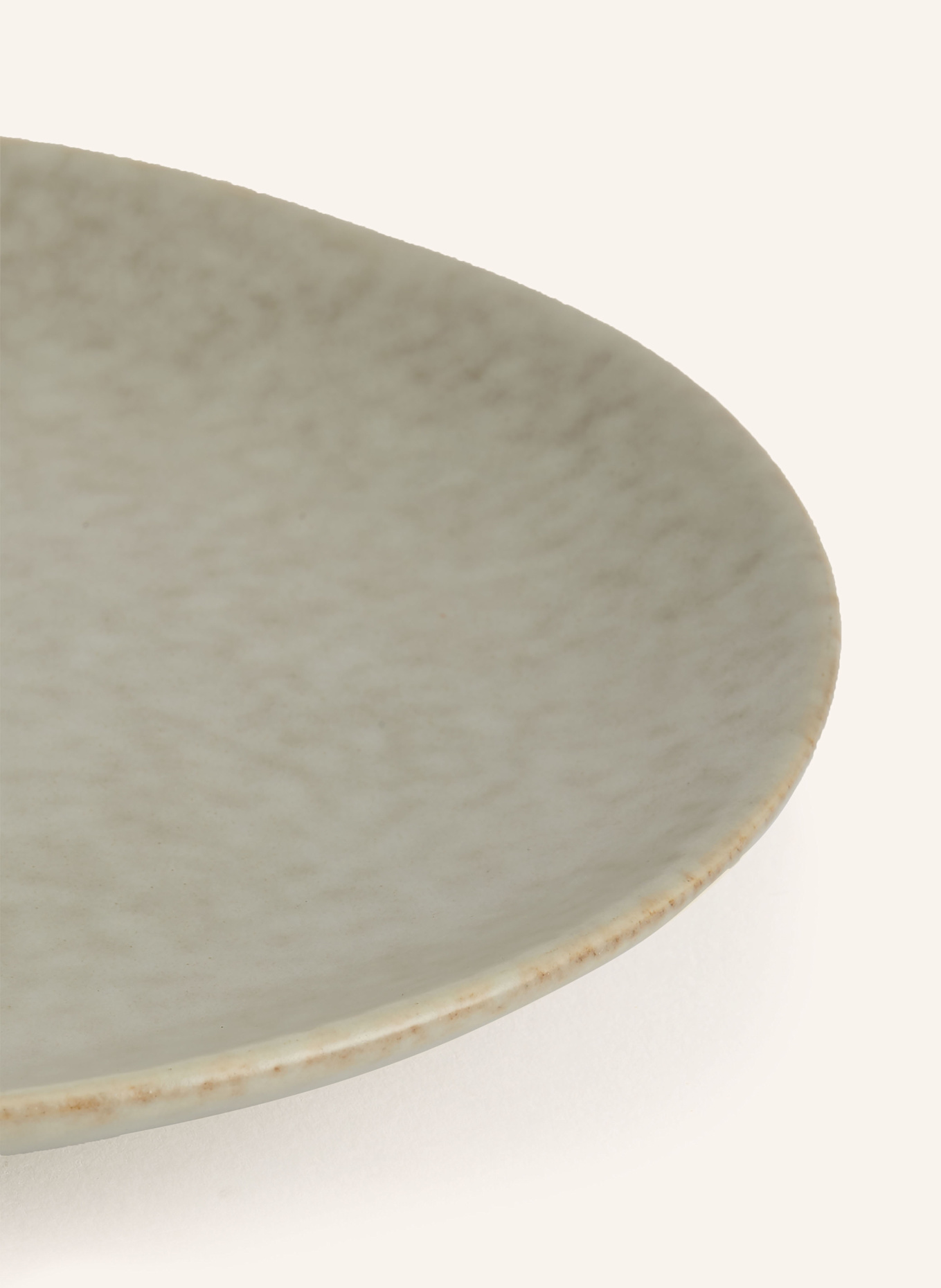 BROSTE COPENHAGEN 4er-Set Desserteller NORDIC MARSH: HELLGRÜN / HELLBRAUN