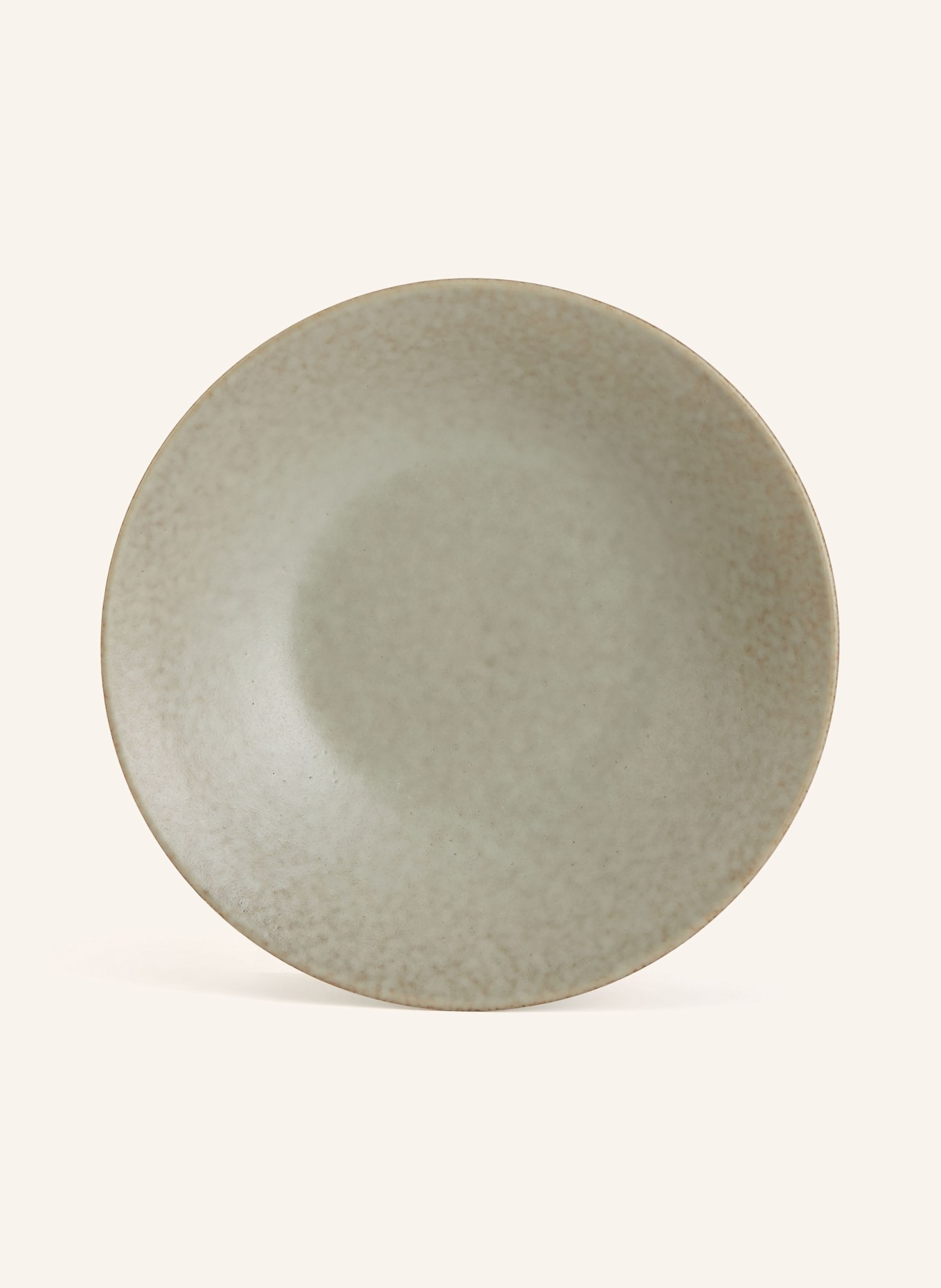 BROSTE COPENHAGEN set of 4 soup plates NORDIC MARSH: LIGHT GREEN / LIGHT BROWN