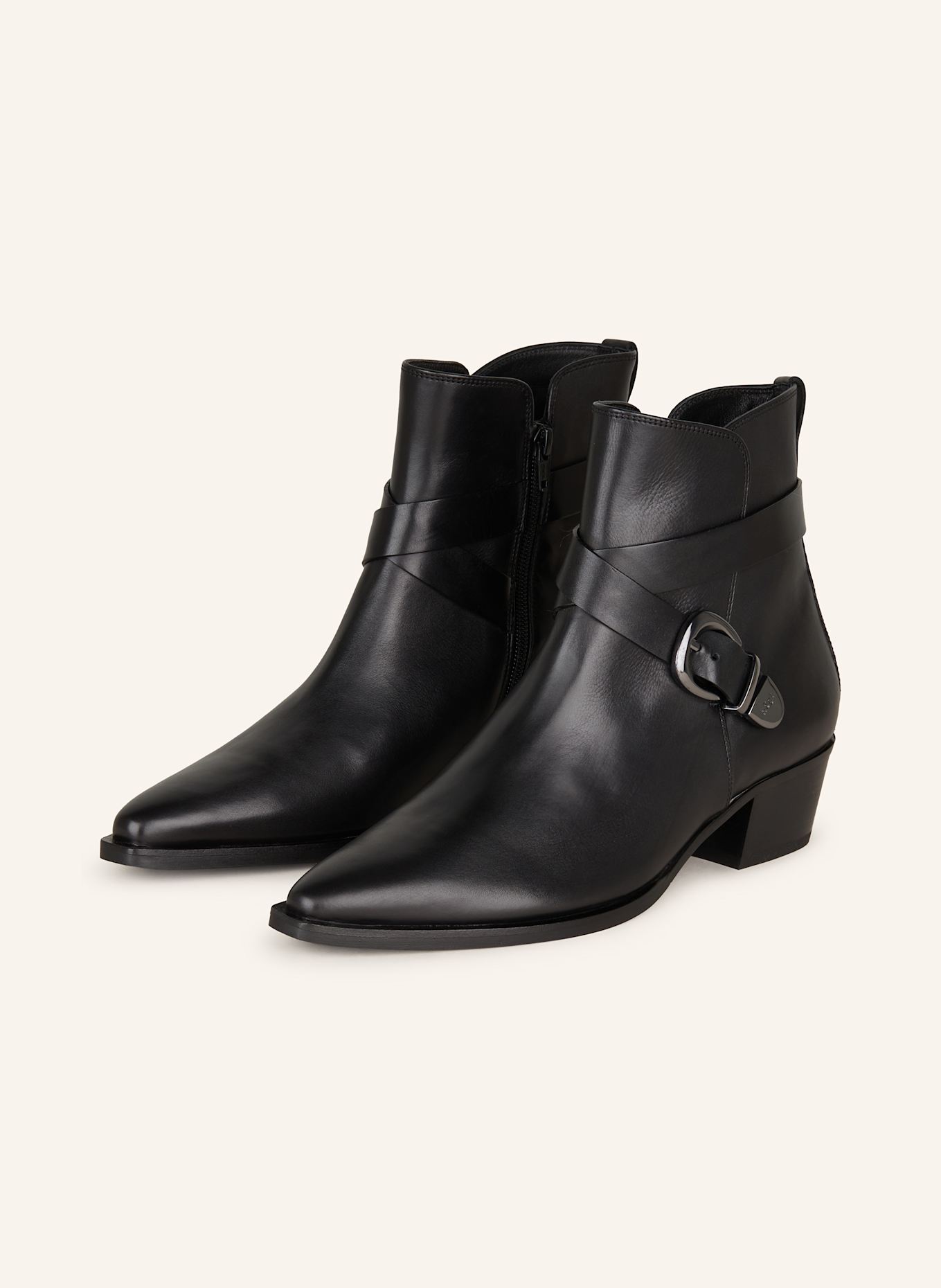 Hogl Cowboy Boots in schwarz