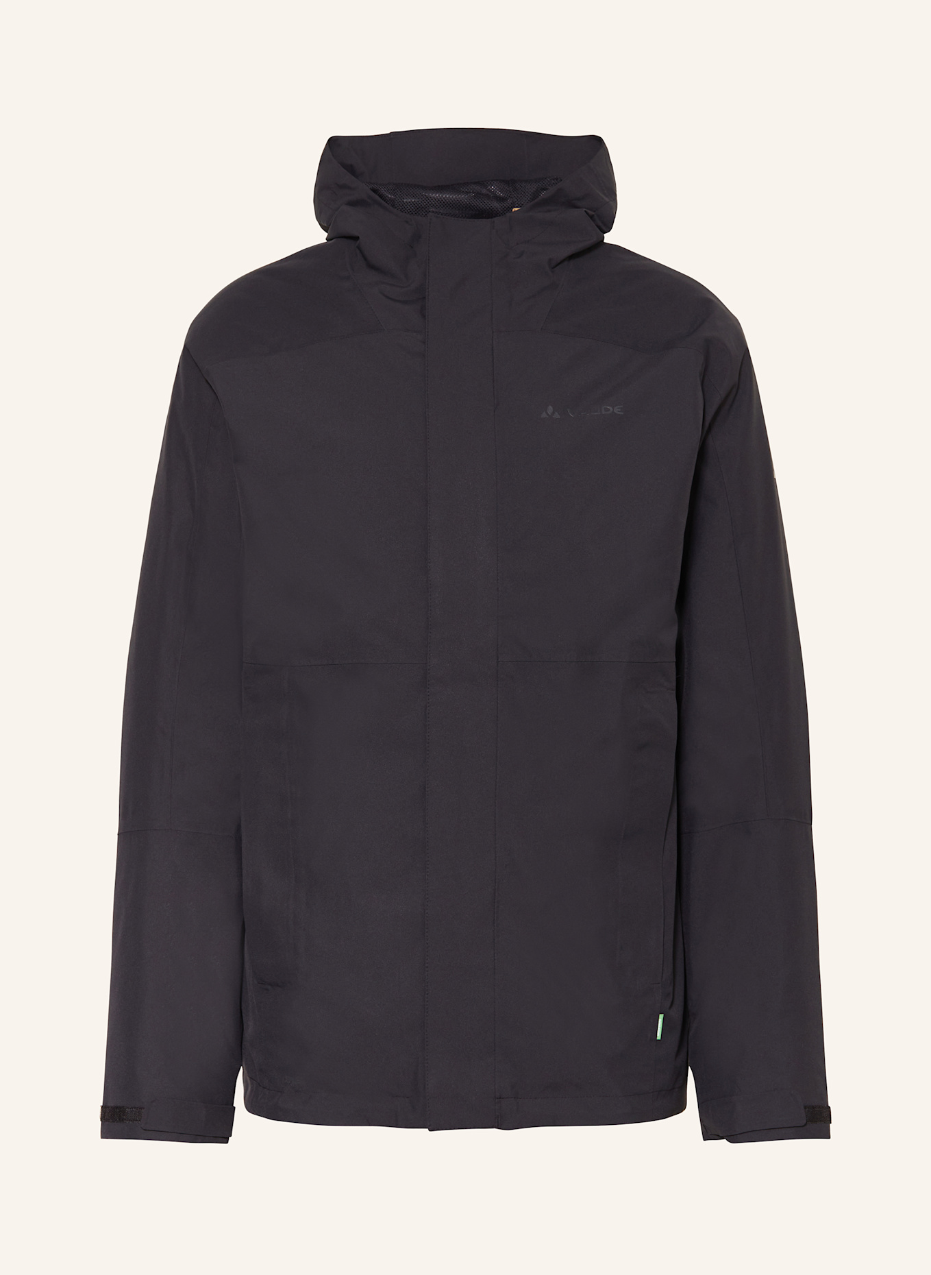 VAUDE 2-in-1 jacket NEYLAND, Color: BLACK (Image 1)