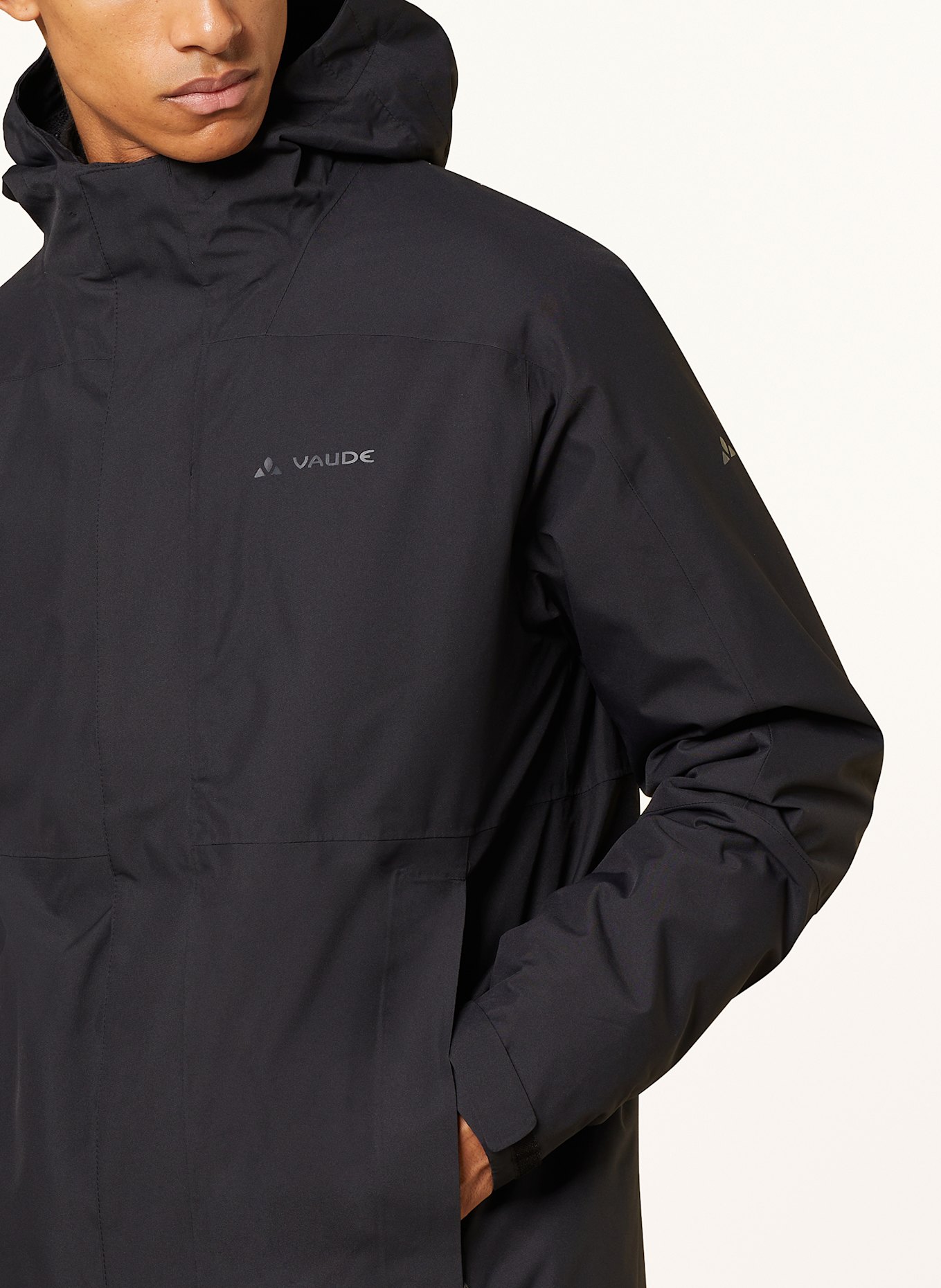 VAUDE 2-in-1 jacket NEYLAND, Color: BLACK (Image 5)