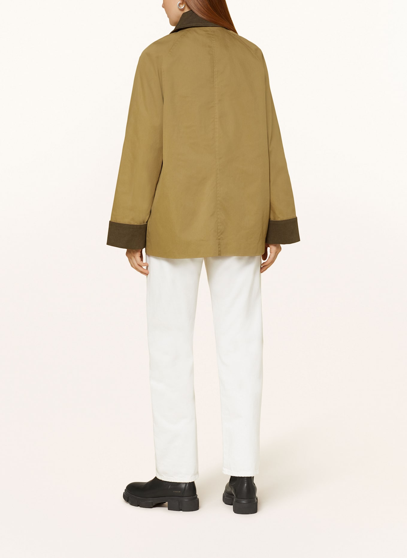 NEO NOIR Fieldjacket ANASTACIA mit Cord: KHAKI