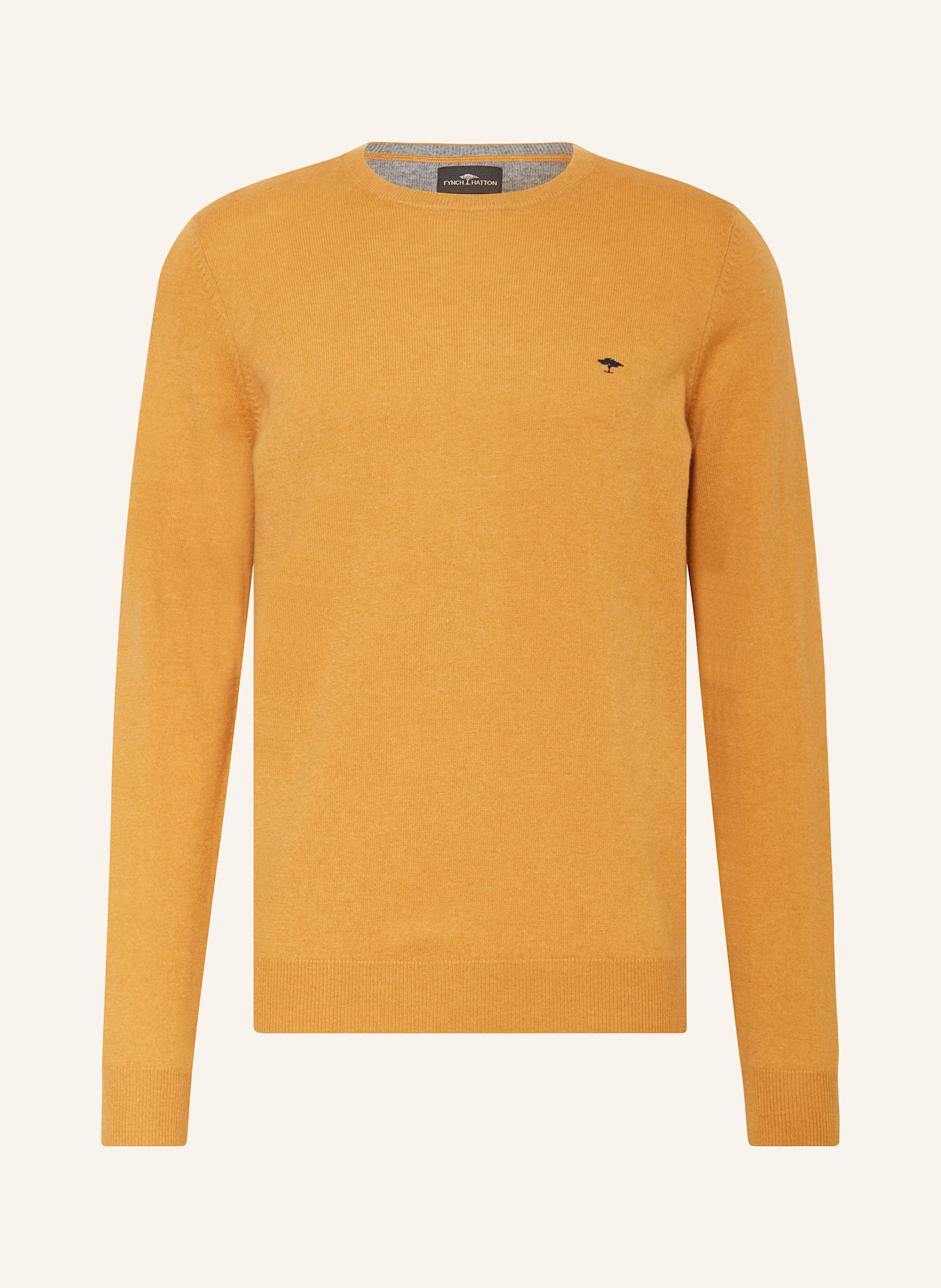 FYNCH-HATTON Pullover: DUNKELGELB