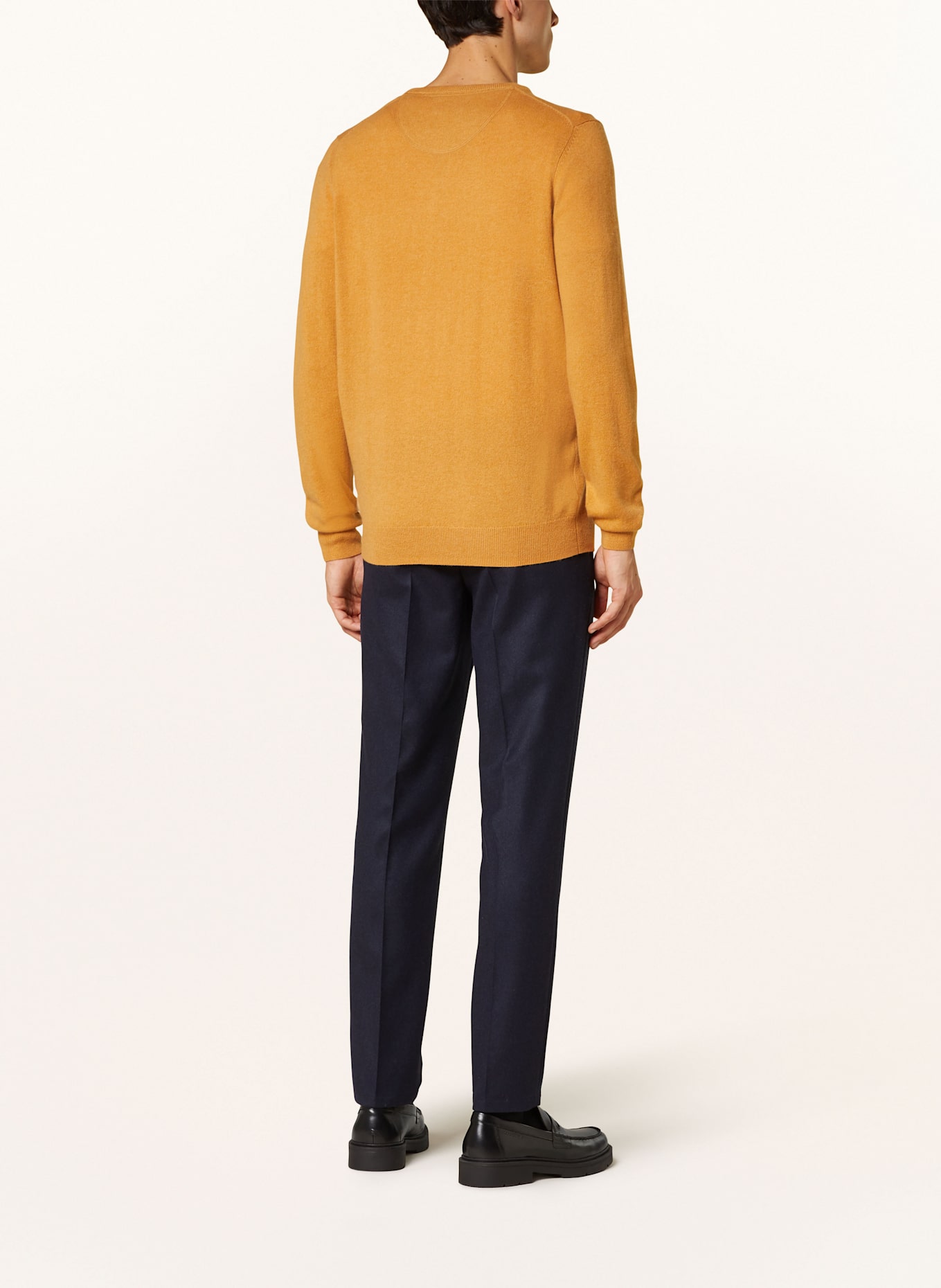 FYNCH-HATTON Pullover: DUNKELGELB