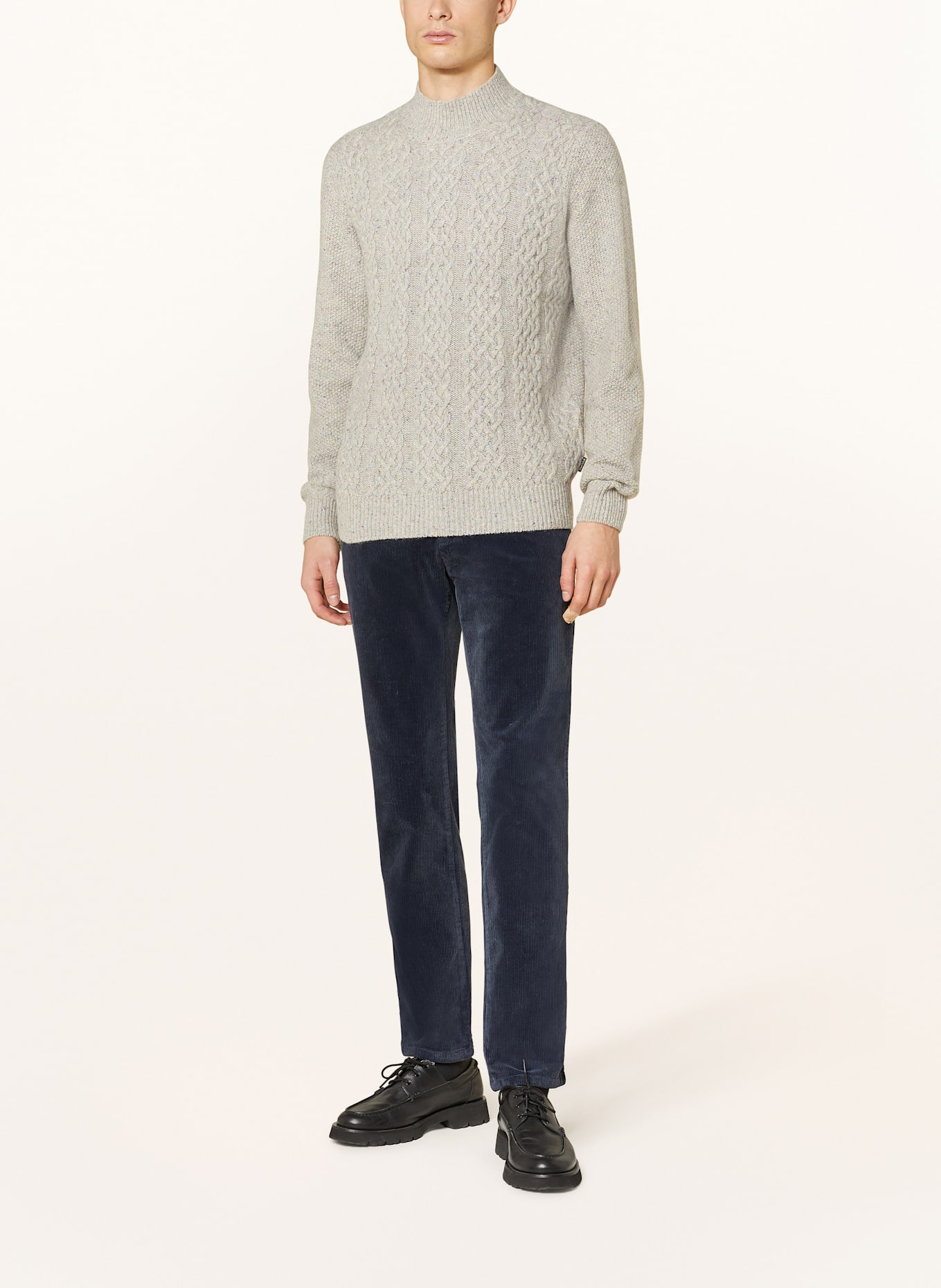 FYNCH-HATTON Sweater: LIGHT GRAY