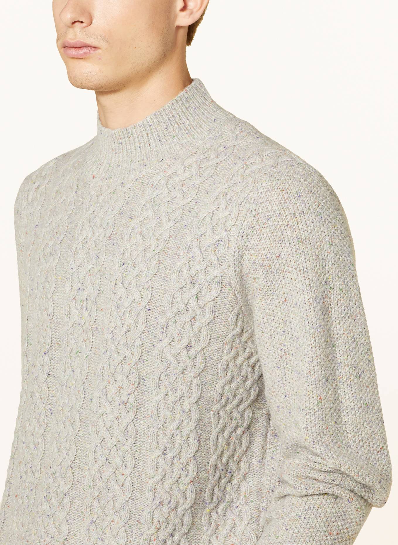 FYNCH-HATTON Sweater: LIGHT GRAY