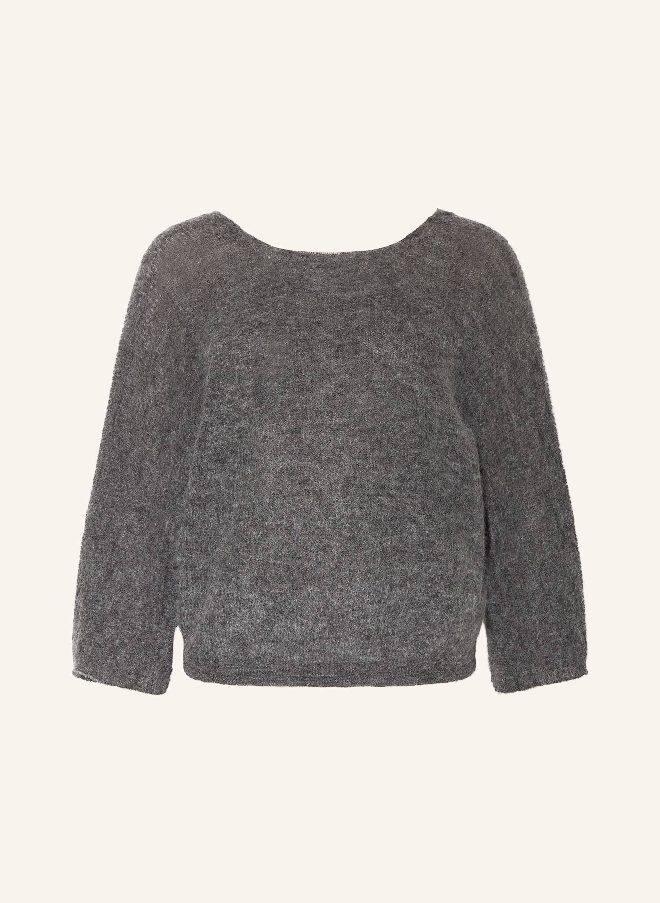 ba&sh Pullover ISAAC mit Mohair: DUNKELGRAU