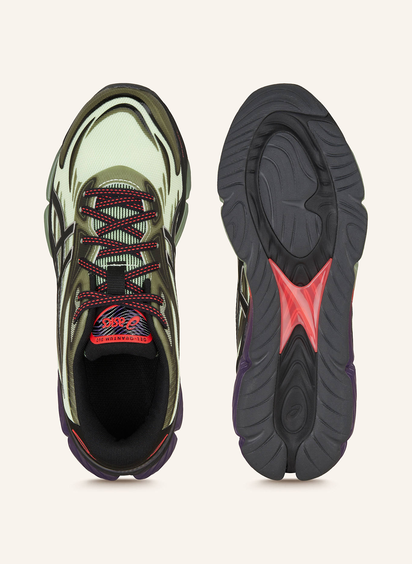 ASICS Sneaker GEL-QUANTUM 360 VIII: MINT/ DUNKELLILA/ SCHWARZ