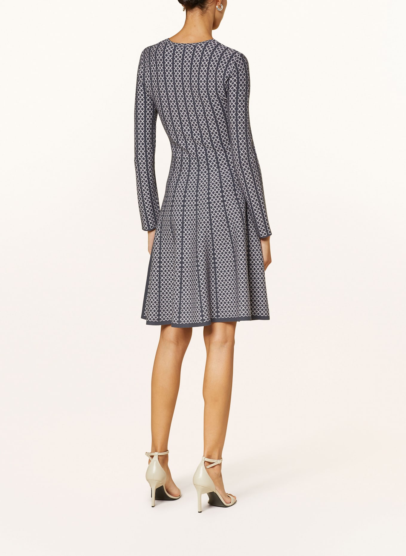 EMPORIO ARMANI Jerseykleid: GRAU/ HELLROSA