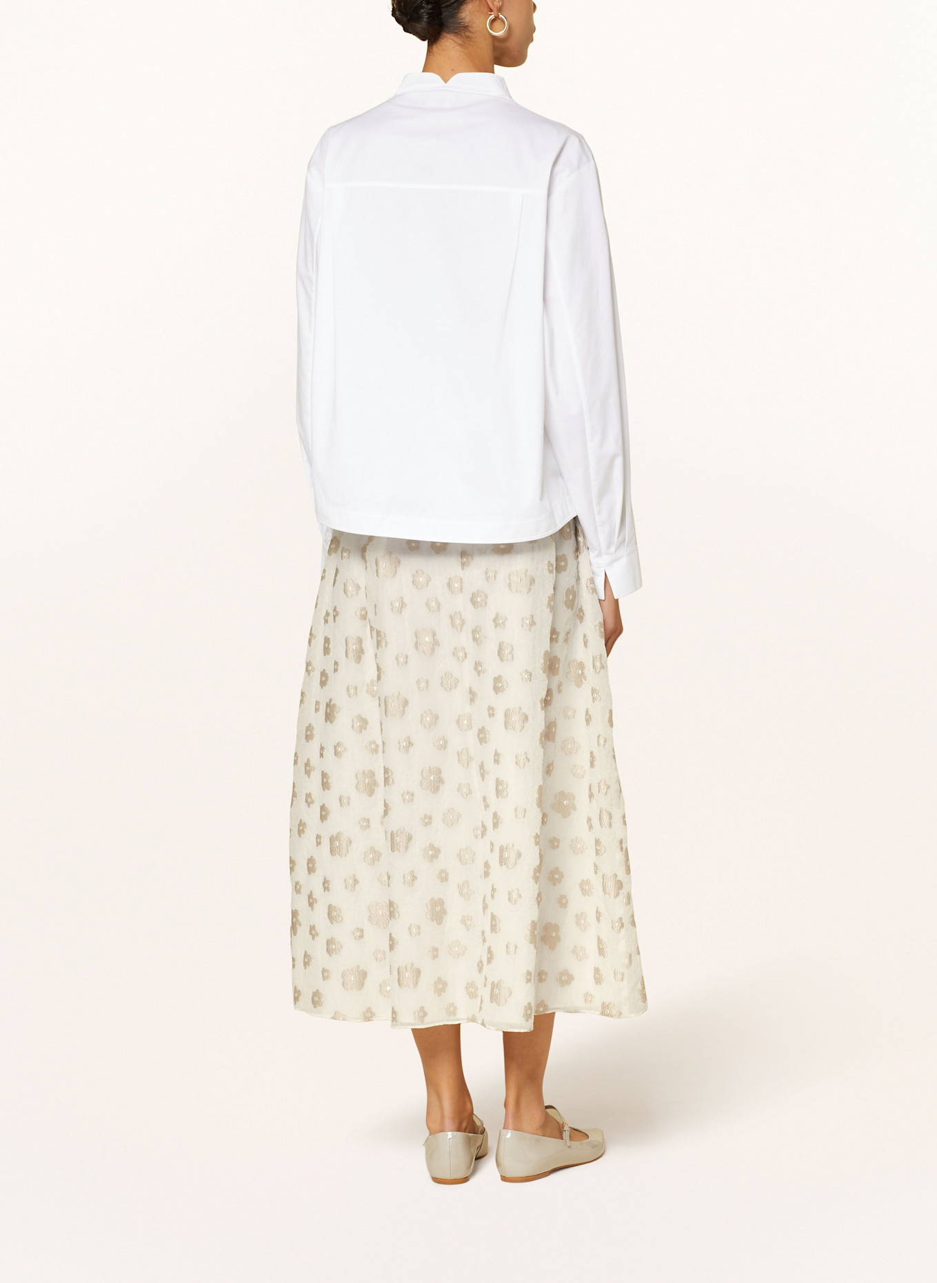 EMPORIO ARMANI Skirt in white/ beige