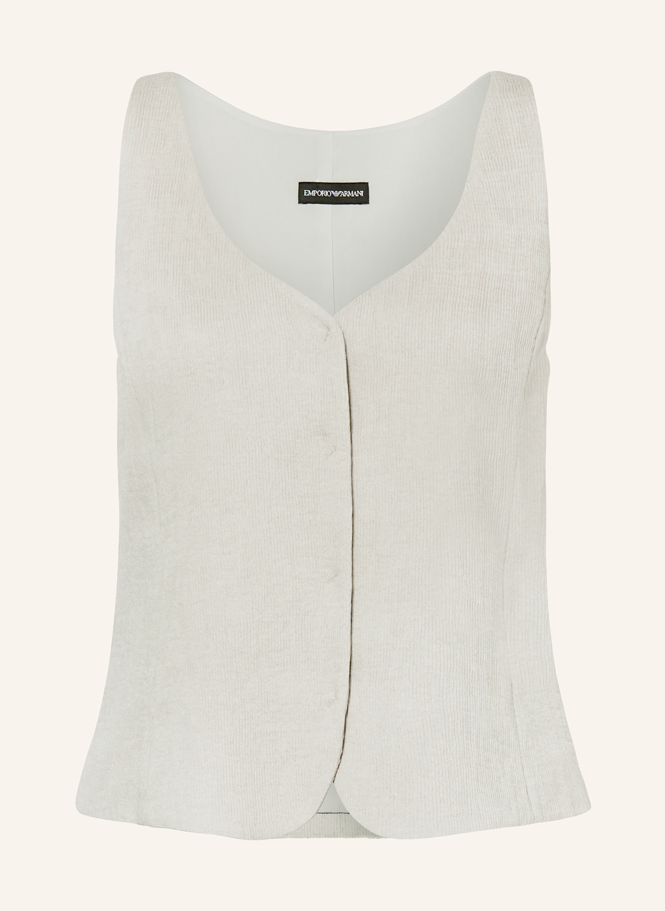 EMPORIO ARMANI Weste: HELLGRAU