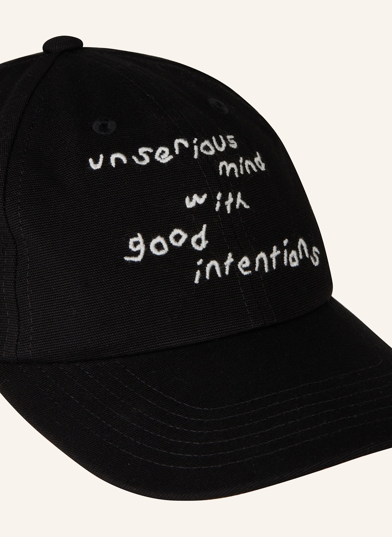 ARMEDANGELS Cap YENAAS: SCHWARZ