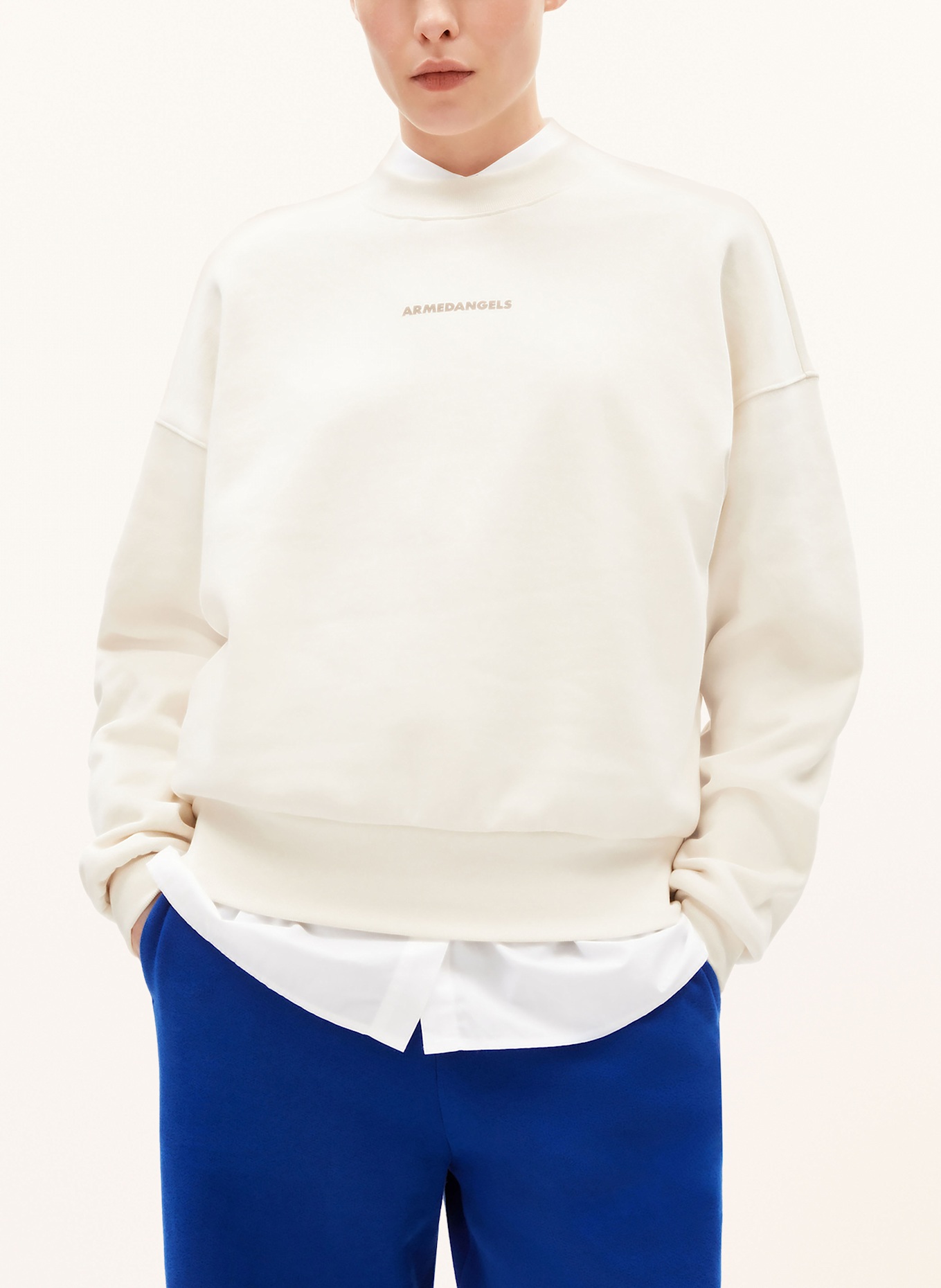 ARMEDANGELS sweatshirt TKA ALIZAA, Color: CREAM (Image 4)