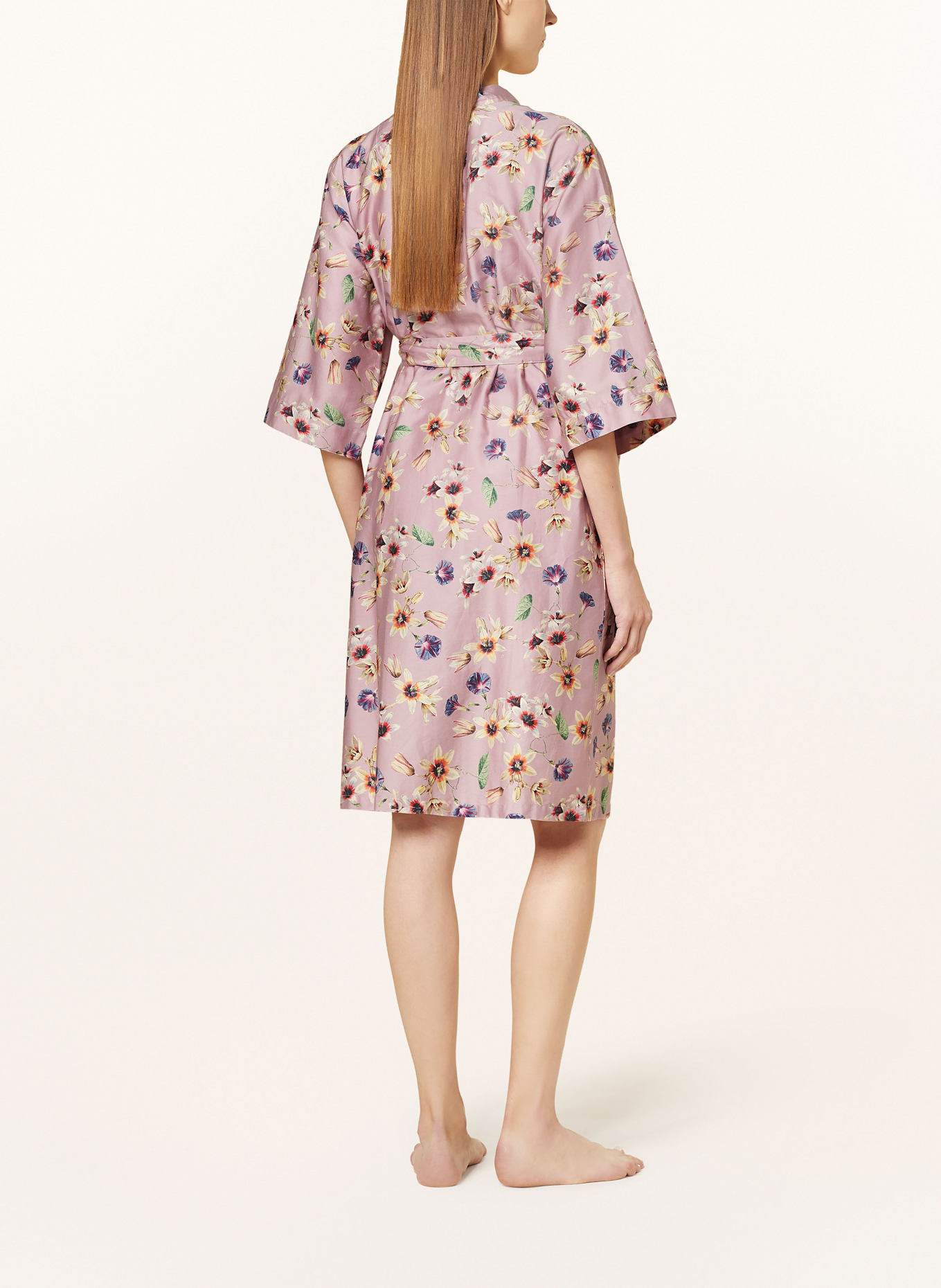 ESSENZA Kimono damskie SARAI FIORRE: JASNOFIOLETOWY/ JASNOŻÓŁTY/ NIEBIESKI