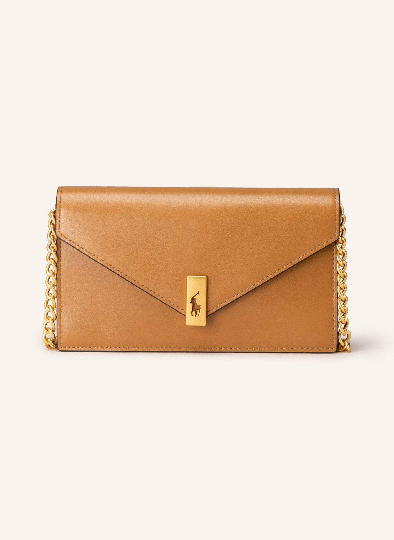 POLO RALPH LAUREN Umhängetasche: COGNAC