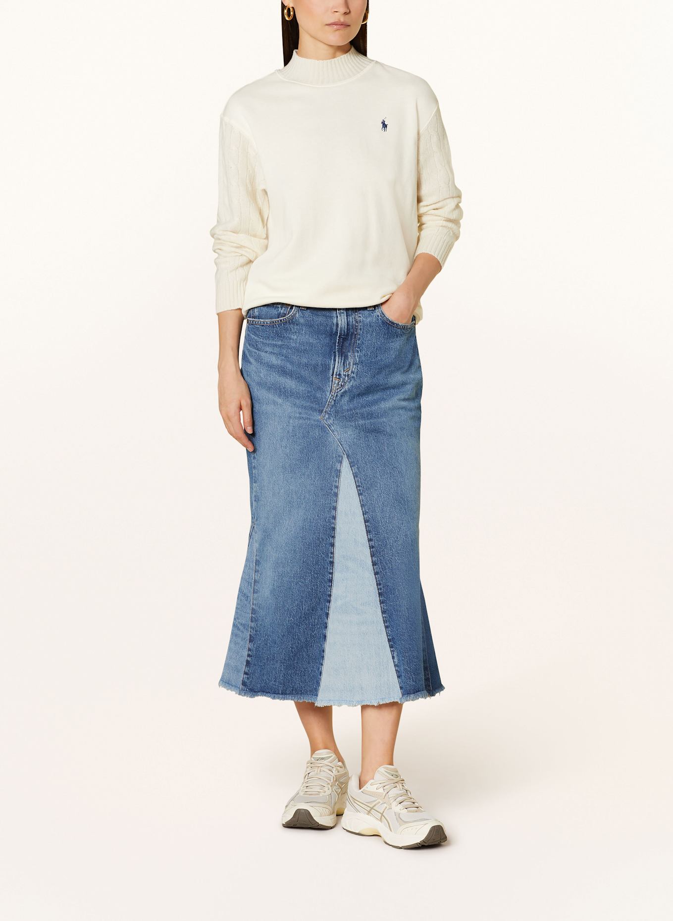 POLO RALPH LAUREN Jeansrock: 001 DELITA WASH