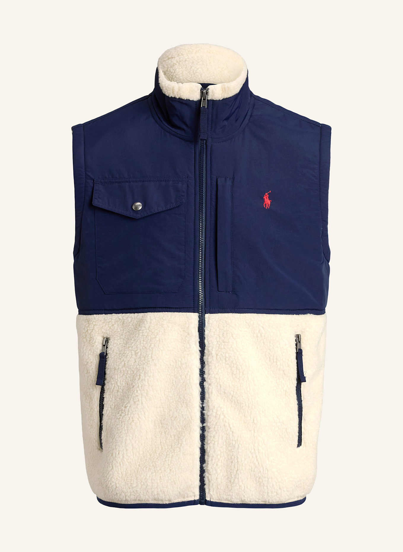 Ralph lauren blue vest shop