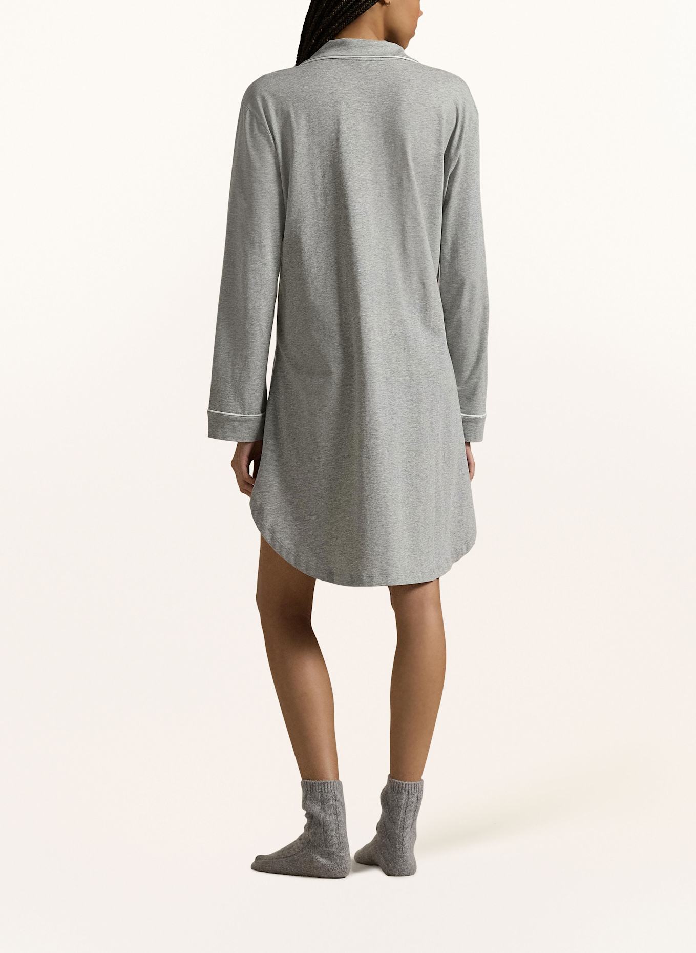 POLO RALPH LAUREN Nachthemd: GRAU