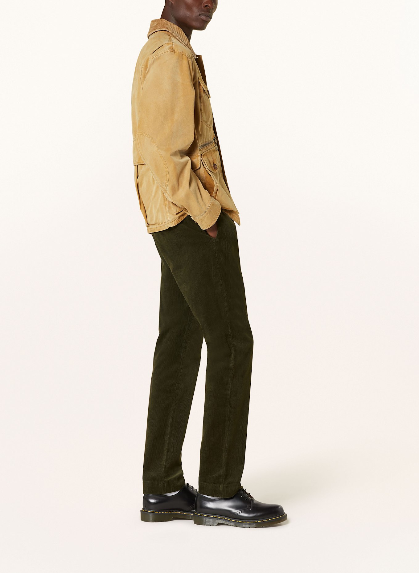 POLO RALPH LAUREN Cordchino Slim Fit: OLIV