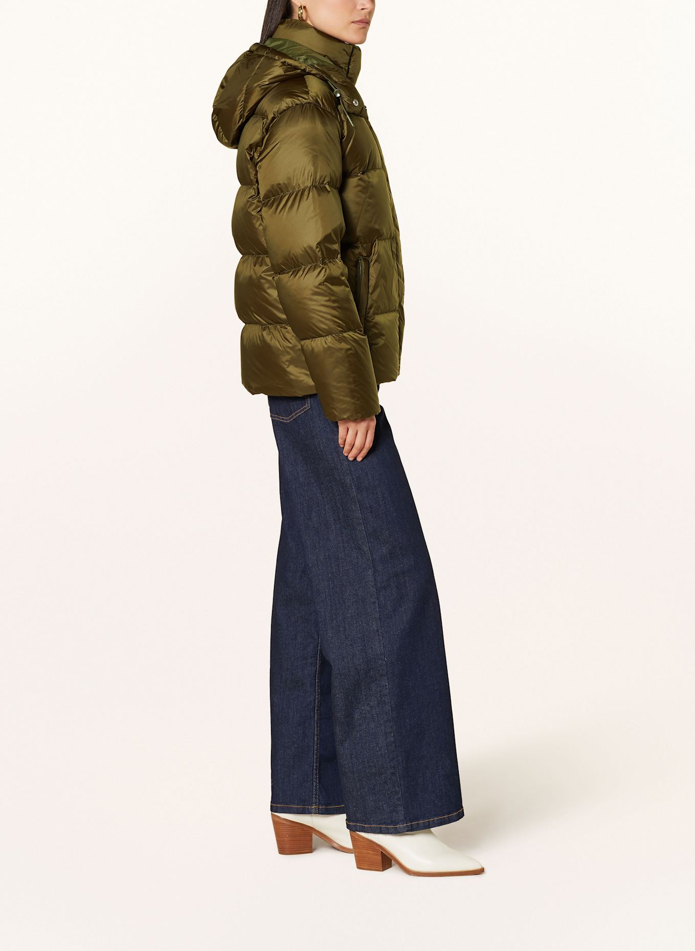 POLO RALPH LAUREN Daunenjacke mit abnehmbarer Kapuze: OLIV