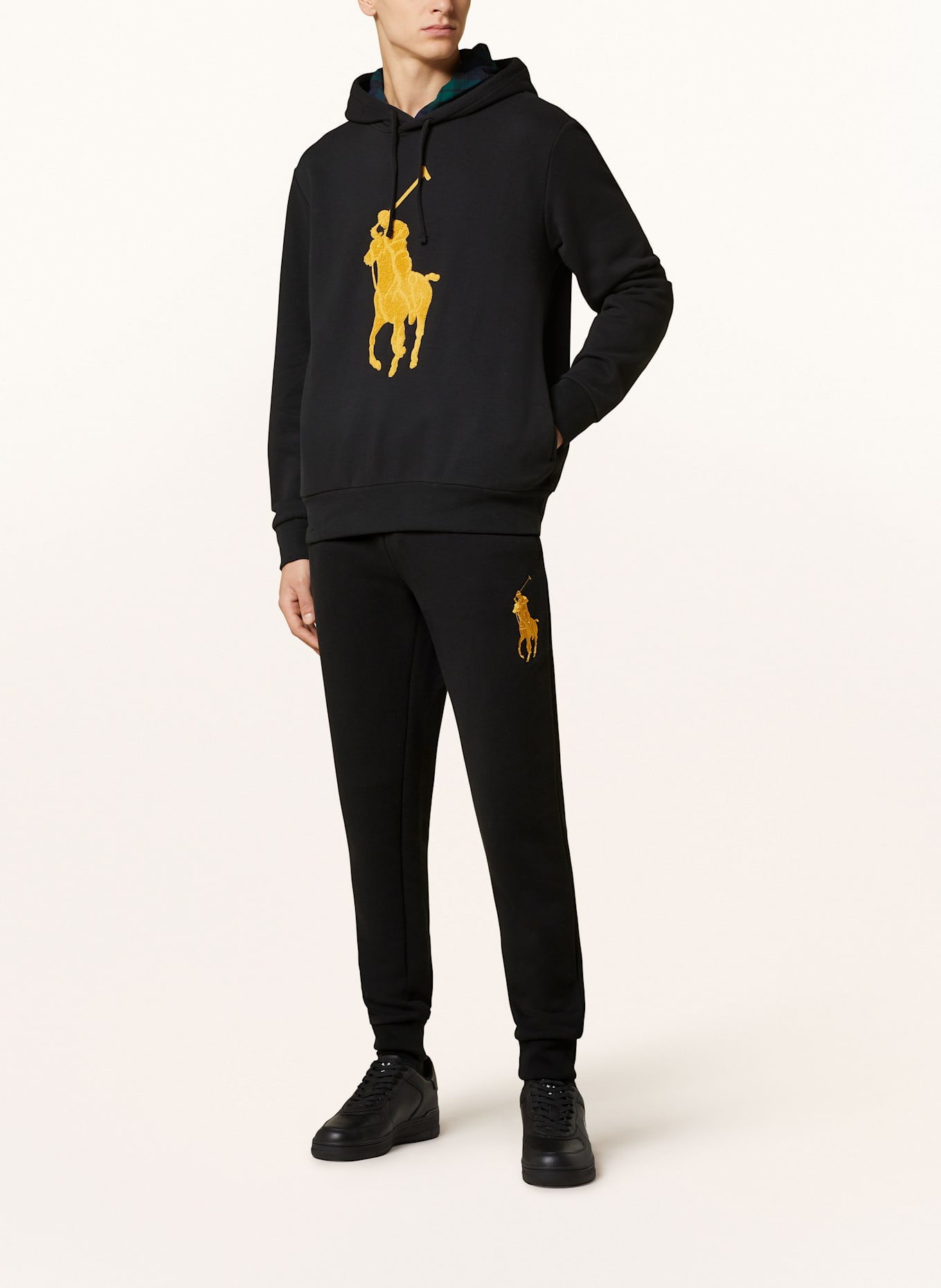 Black ralph lauren sweatsuit shop