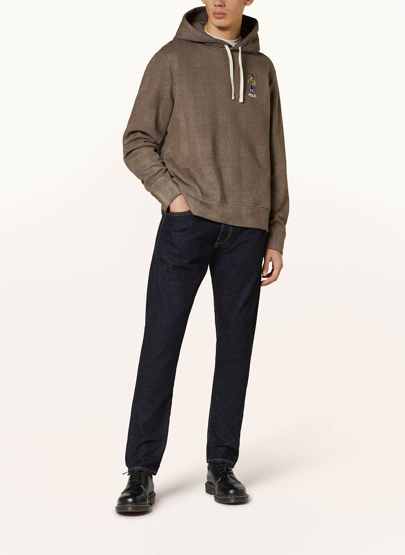 POLO RALPH LAUREN Hoodie in brown dark brown