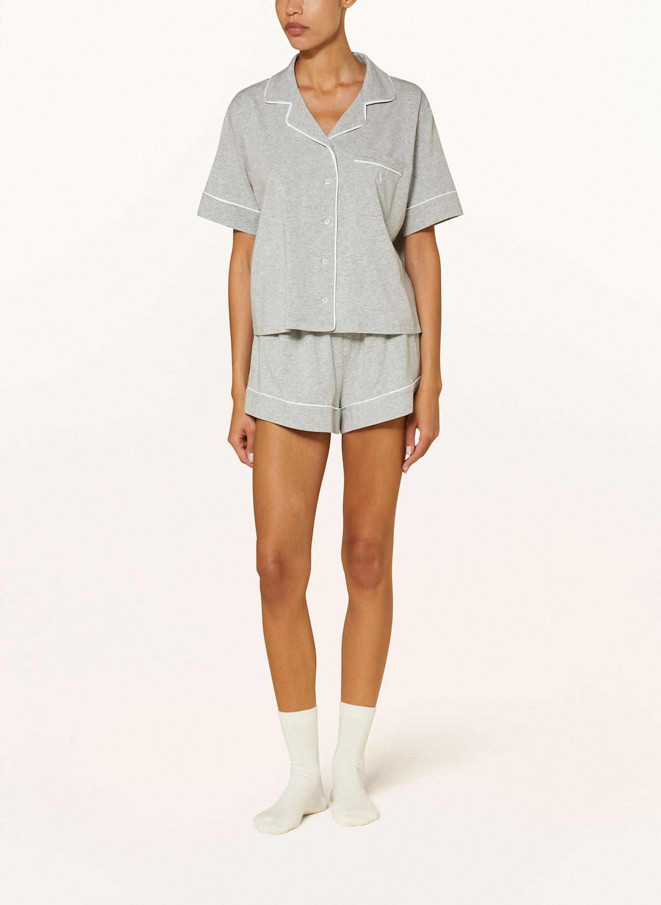 POLO RALPH LAUREN Shorty pajamas: GRAY